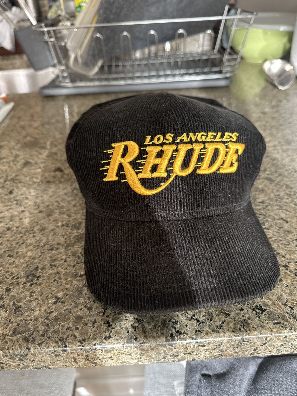 New Era × Rhude Rhude Lakers Corduroy SnapBack | Grailed
