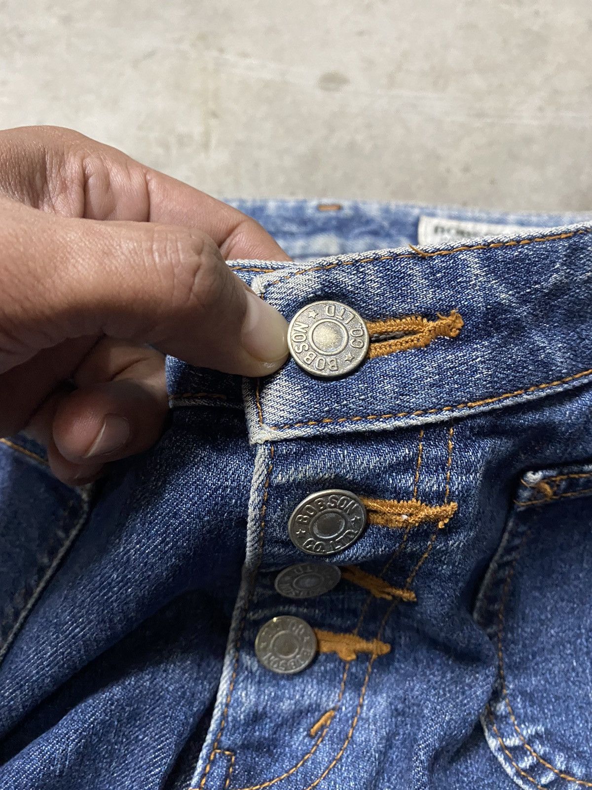 Hysteric Glamour × If Six Was Nine × Japanese Brand Super Flare Jeans Bobson Bush Pocket p121 Size US 31 - 6 Thumbnail