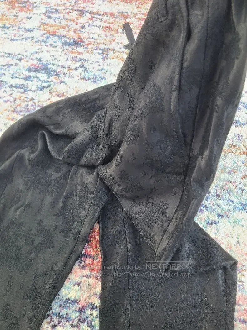 Ann Demeulemeester Ann Demeulemeester Silk Embroidered Pants. Size US 39 - 1 Thumbnail
