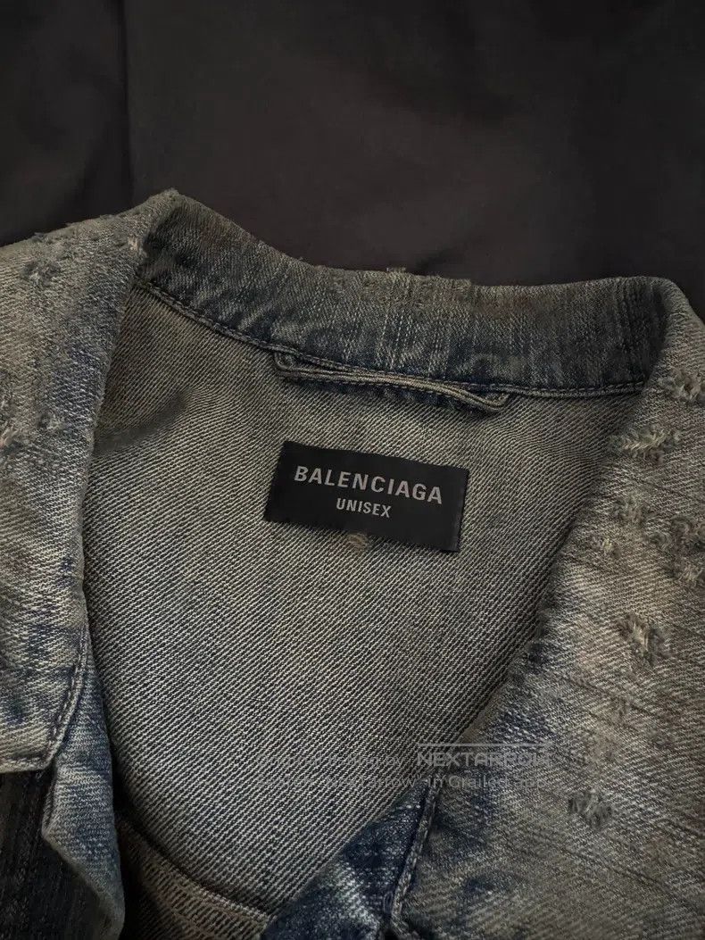 Balenciaga Balenciaga Denim Jacket Size US S / EU 44-46 / 1 - 4 Thumbnail