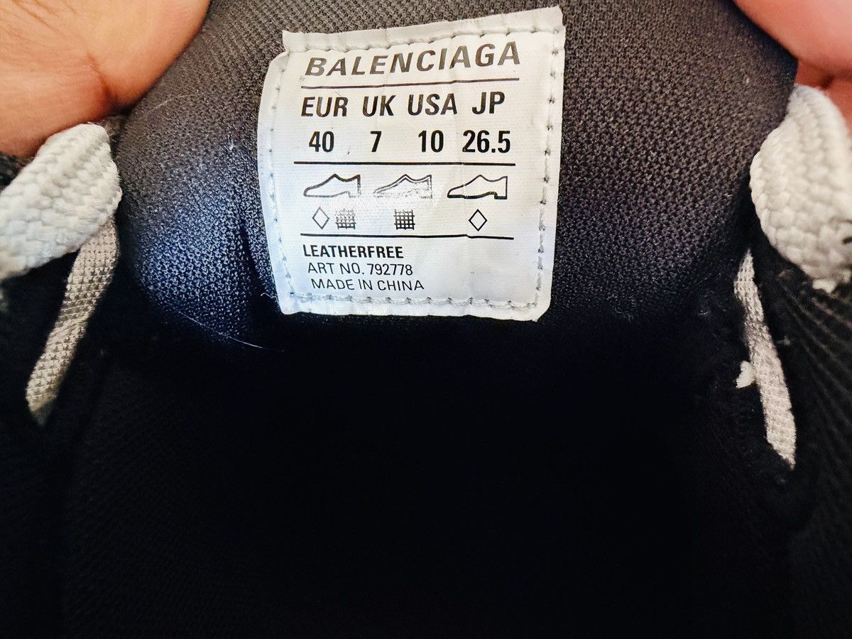 Balenciaga Balenciaga 10XL T7 Blanco/Gris/Negro 792778W2MV2 Auténtico Size US 7 / EU 40 - 10 Thumbnail