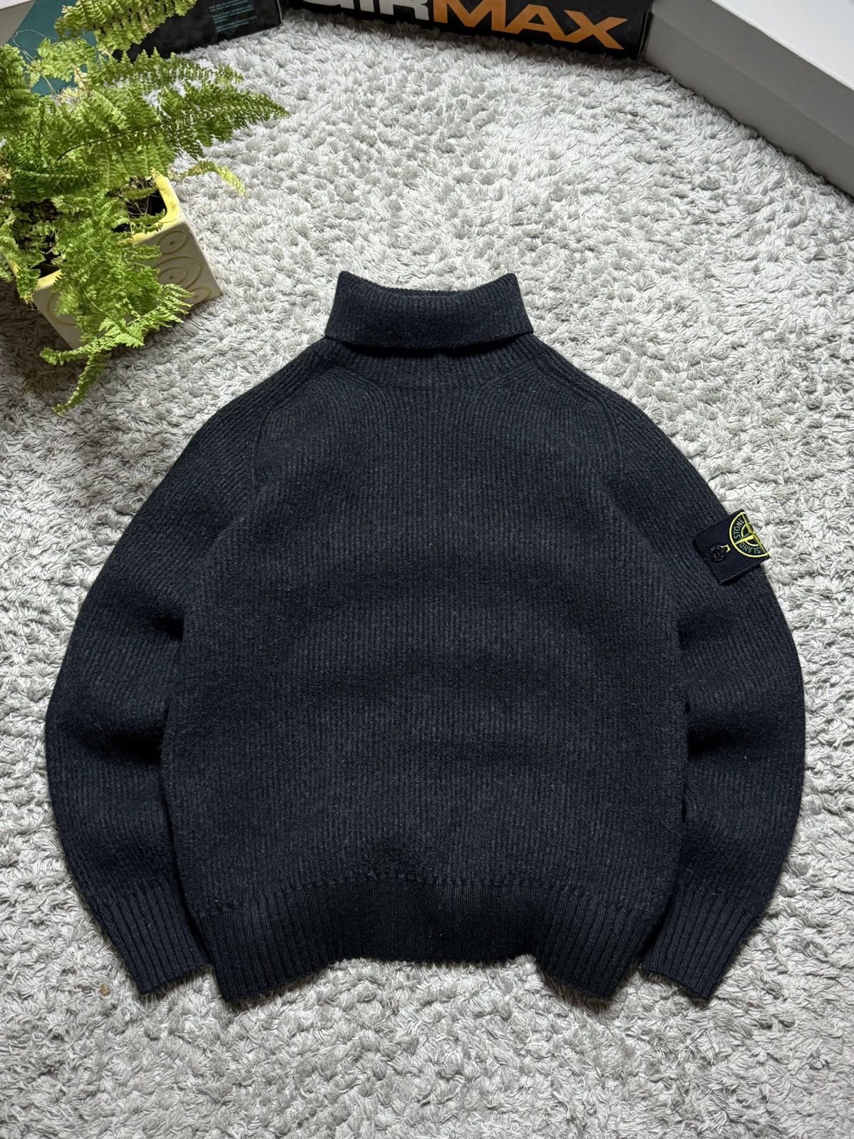 Stone Island Sweater Rare Drip Drill Logo Itali Streetwear