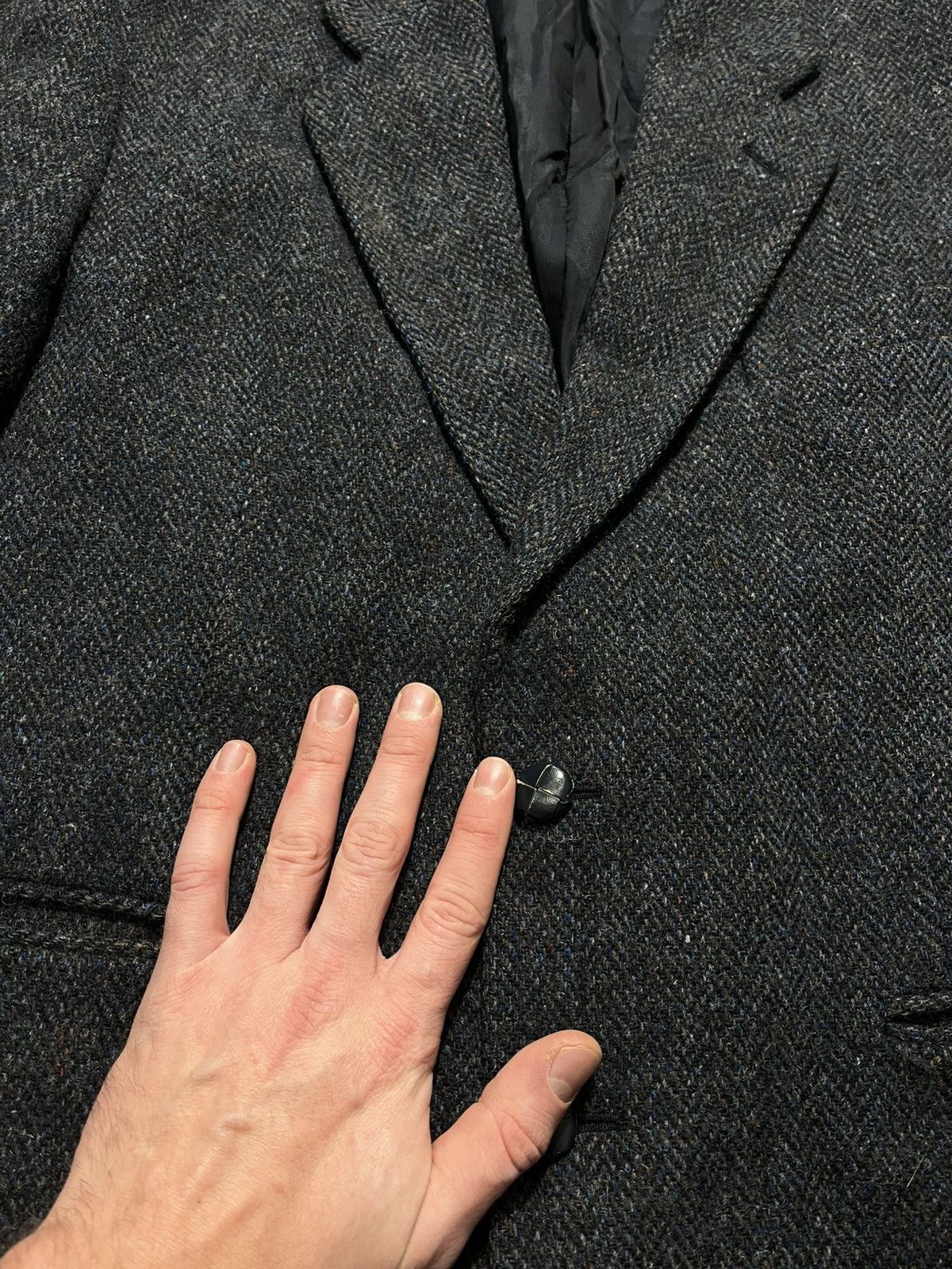 Harris Tweed × Vintage Harris Tweed Wool Blazer Men Size 54R - 3 Thumbnail