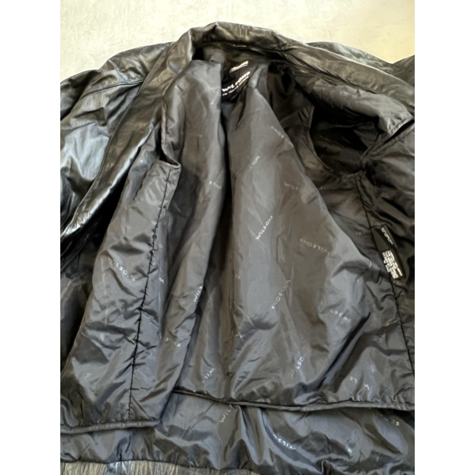 Vintage VTG Wilsons Leather Coat Women's Medium Black Belted Trench 3M Thinsulate Lined Size M / US 6-8 / IT 42-44 - 2 Thumbnail
