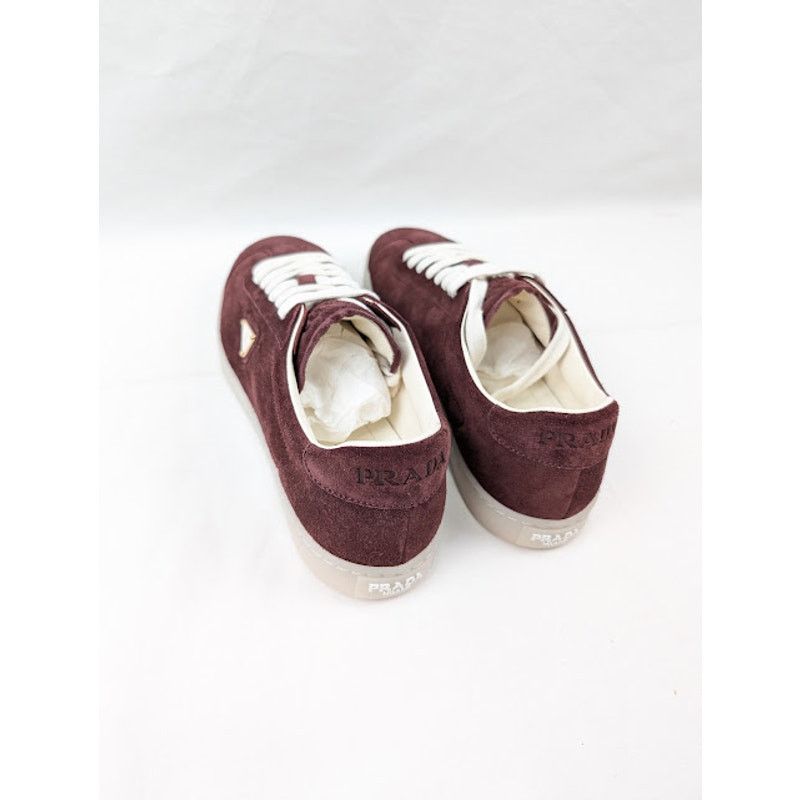 Prada o1rshd1 Low-Top Sneakers in Bordeaux Size US 9.5 / EU 42-43 - 19 Thumbnail