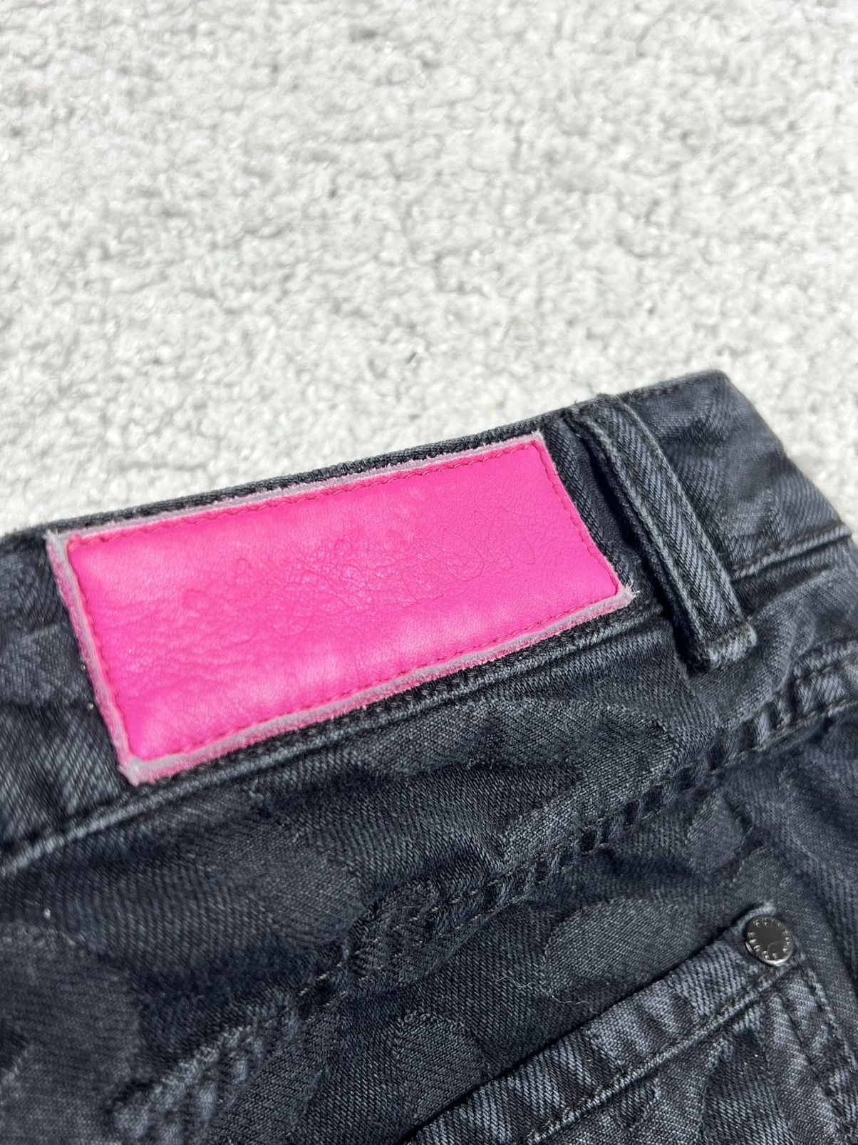 Louis Vuitton Louis Vuitton Stephen Sprouse Black Graffiti Logo Jeans Size 28" / US 6 / IT 42 - 9 Thumbnail
