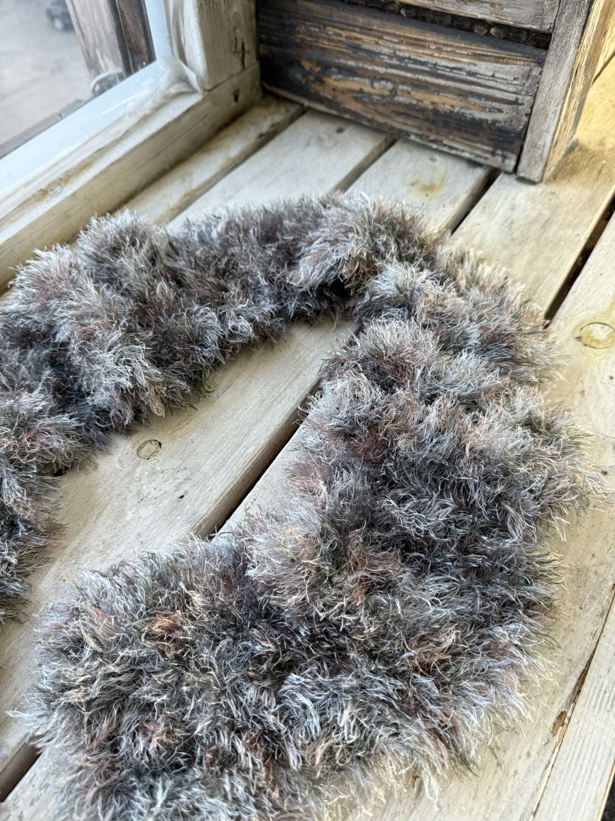 Japanese Brand × Vintage Avant Garde japanese fuzzy mohair Opium scarf vintage y2k Size ONE SIZE - 3 Thumbnail