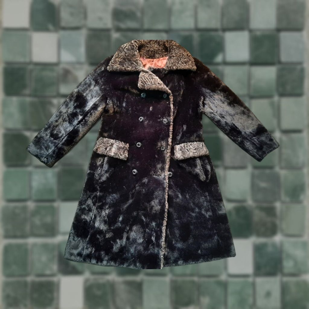 Vintage VINTAGE Fairmoor Jacket Womens Black 36" Chest Button Up Made in USA Long Overcoat Pockets Collared Lined Spread Collar USA Theme Button Closure Size XS / US 0-2 / IT 36-38 - 1 Thumbnail