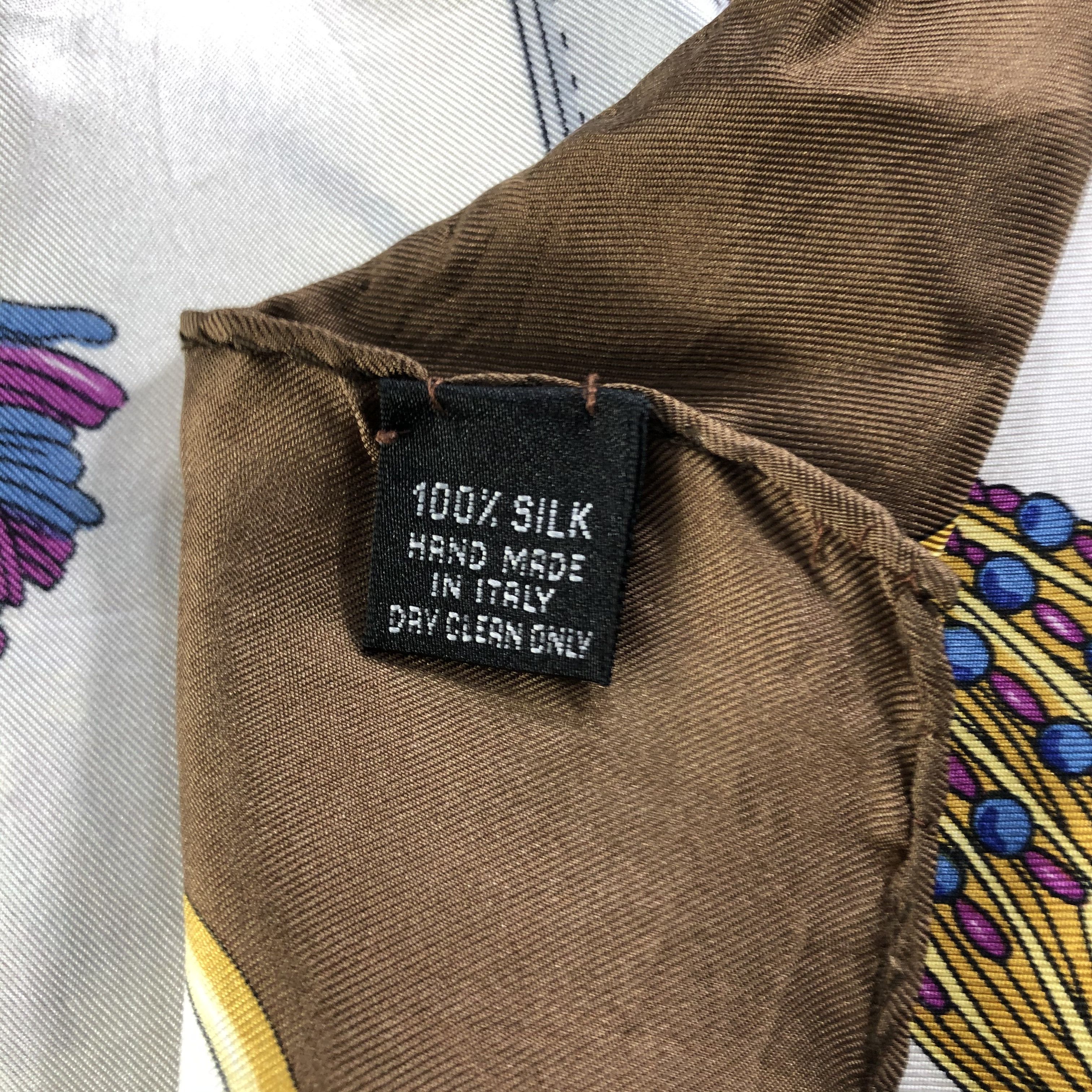 Jean-Louis Scherrer × Vintage Vintage Jean Louis Paris Silk Scarf Size ONE SIZE - 5 Thumbnail
