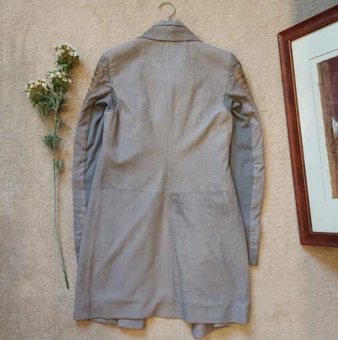 Rick Owens Rick Owens Cracked leather strap coat-2506 Size US M / EU 48-50 / 2 - 2 Thumbnail