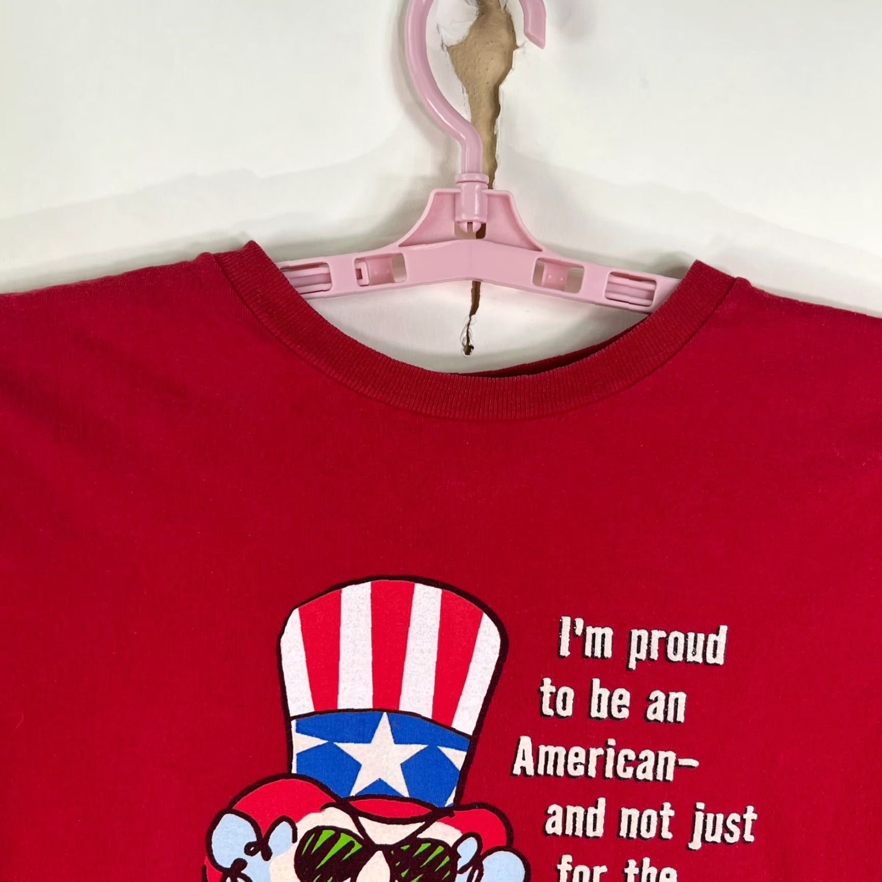 Vintage VINTAGE? No, not vintage. Maxine Proud To Be American Shirt Womens Size L Red 2 Sided Jerry Leigh Graphic Tee Size L / US 10 / IT 46 - 3 Thumbnail