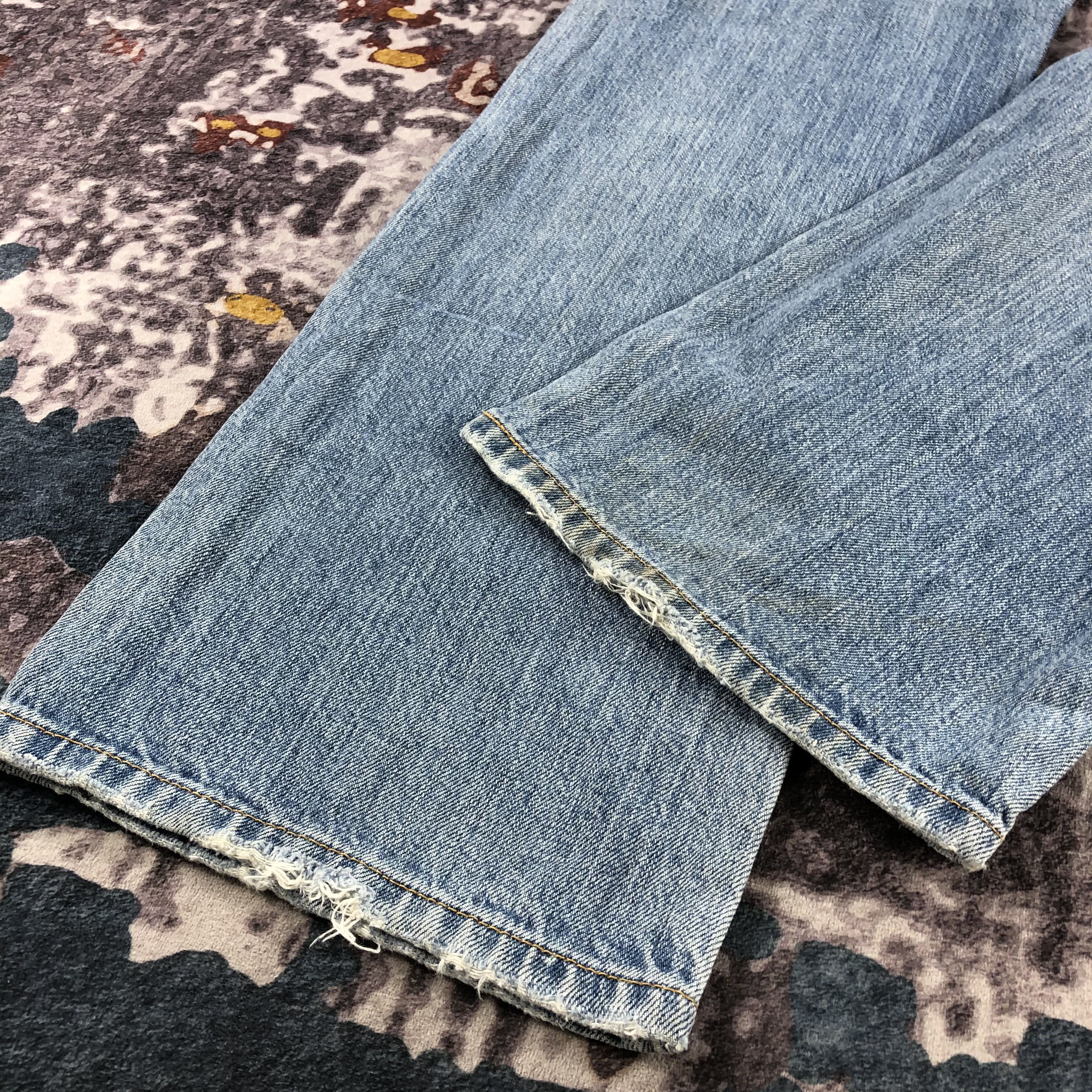 Levi's Vintage Blue Wash Levis 501 Jeans-JM2915 Size US 34 / EU 50 - 4 Thumbnail