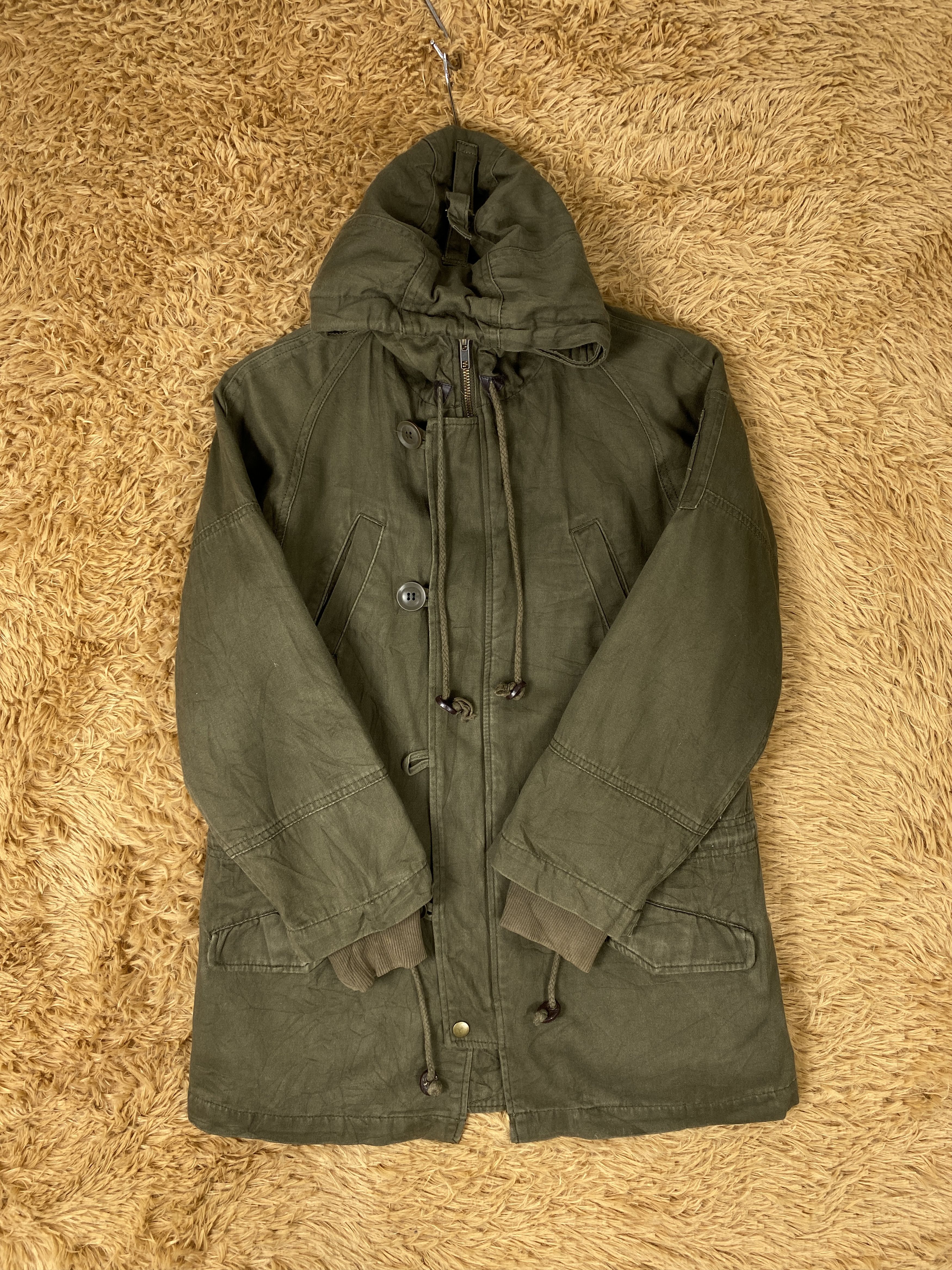 LOWRYS FARM Vintage Lowrys Farm Hoodie Quilted Lining Long Jacket J2070 Size US S / EU 44-46 / 1 - 5 Thumbnail