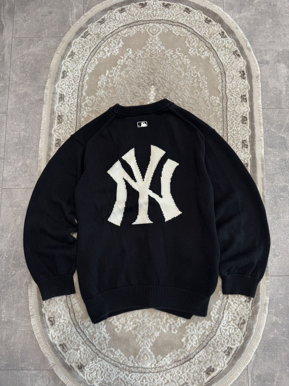 New York Yankees Vintage MLB New York Yankees Kith Style Y2K Cardigan Sweater Size US XL / EU 56 / 4 - 2 Thumbnail