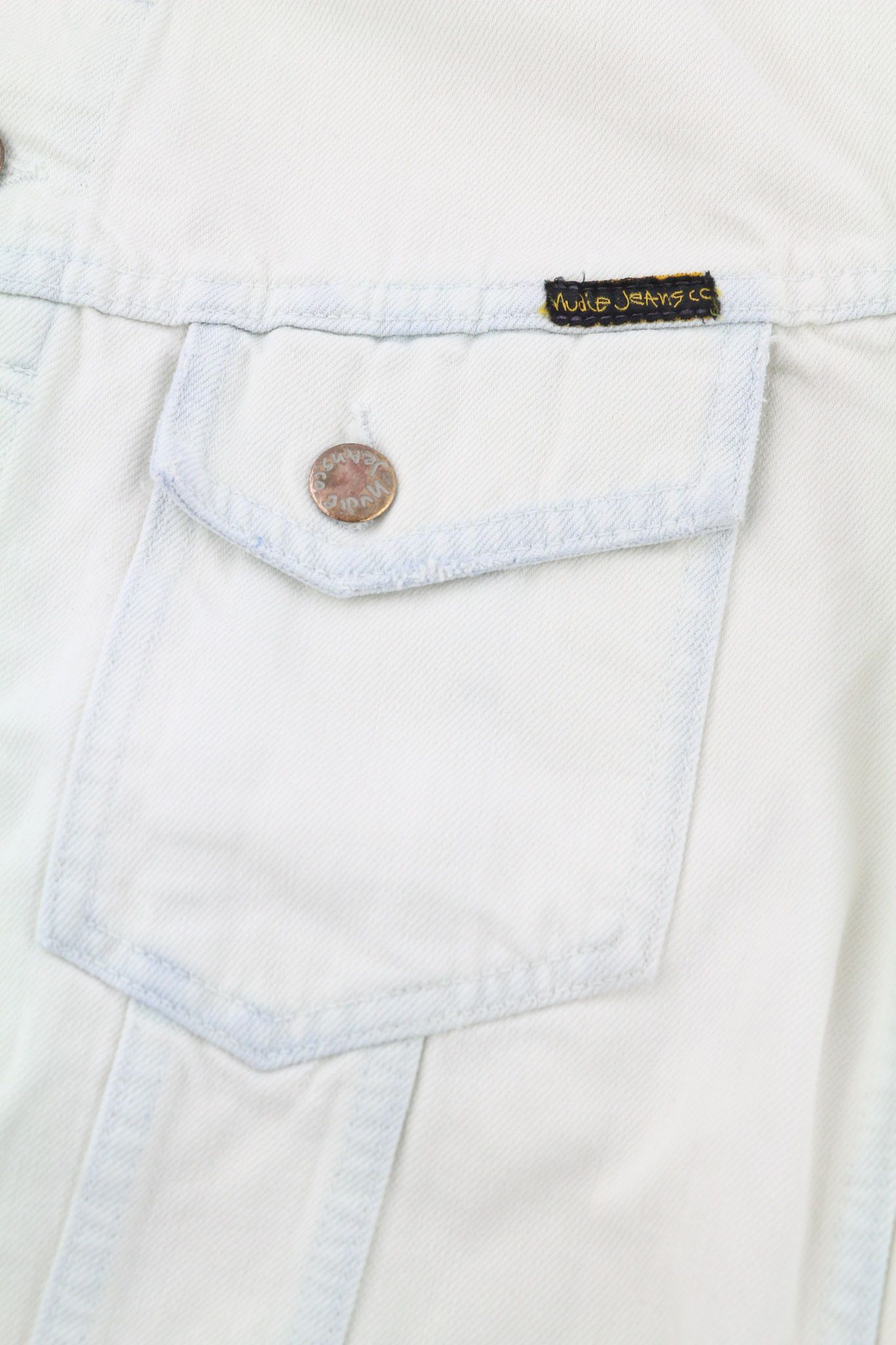 Nudie Jeans TERRY M Bleach Light Denim Jacket 81032 Size US M / EU 48-50 / 2 - 6 Thumbnail