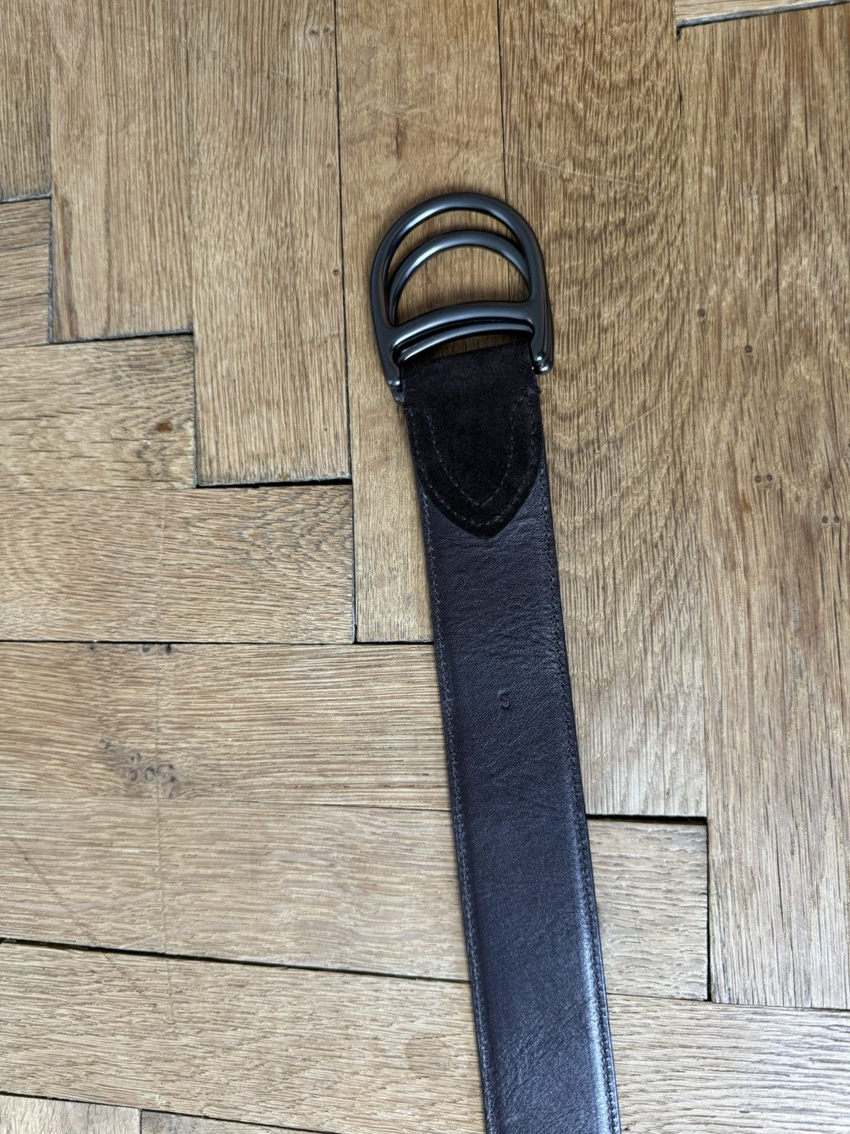 Ralph Lauren Ralph Lauren Double D Ring Brown Suede Leather Belt S Size ONE SIZE - 7 Thumbnail