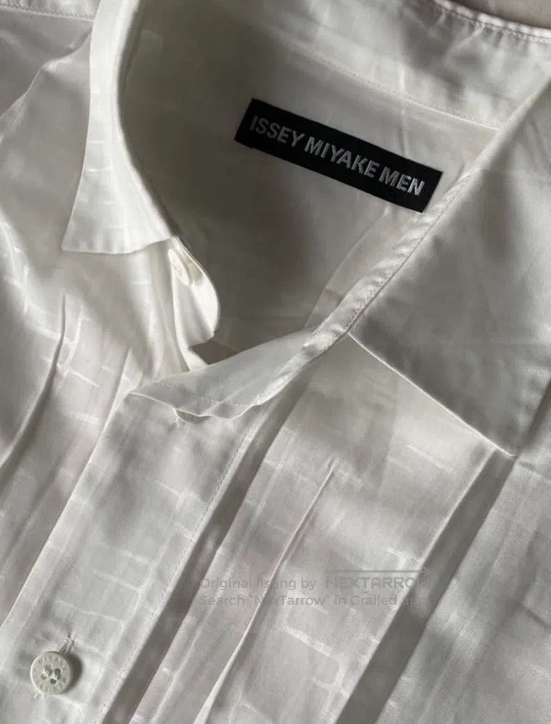 Issey Miyake Issey Miyake White Pleated Shirt Size US M / EU 48-50 / 2 - 3 Thumbnail