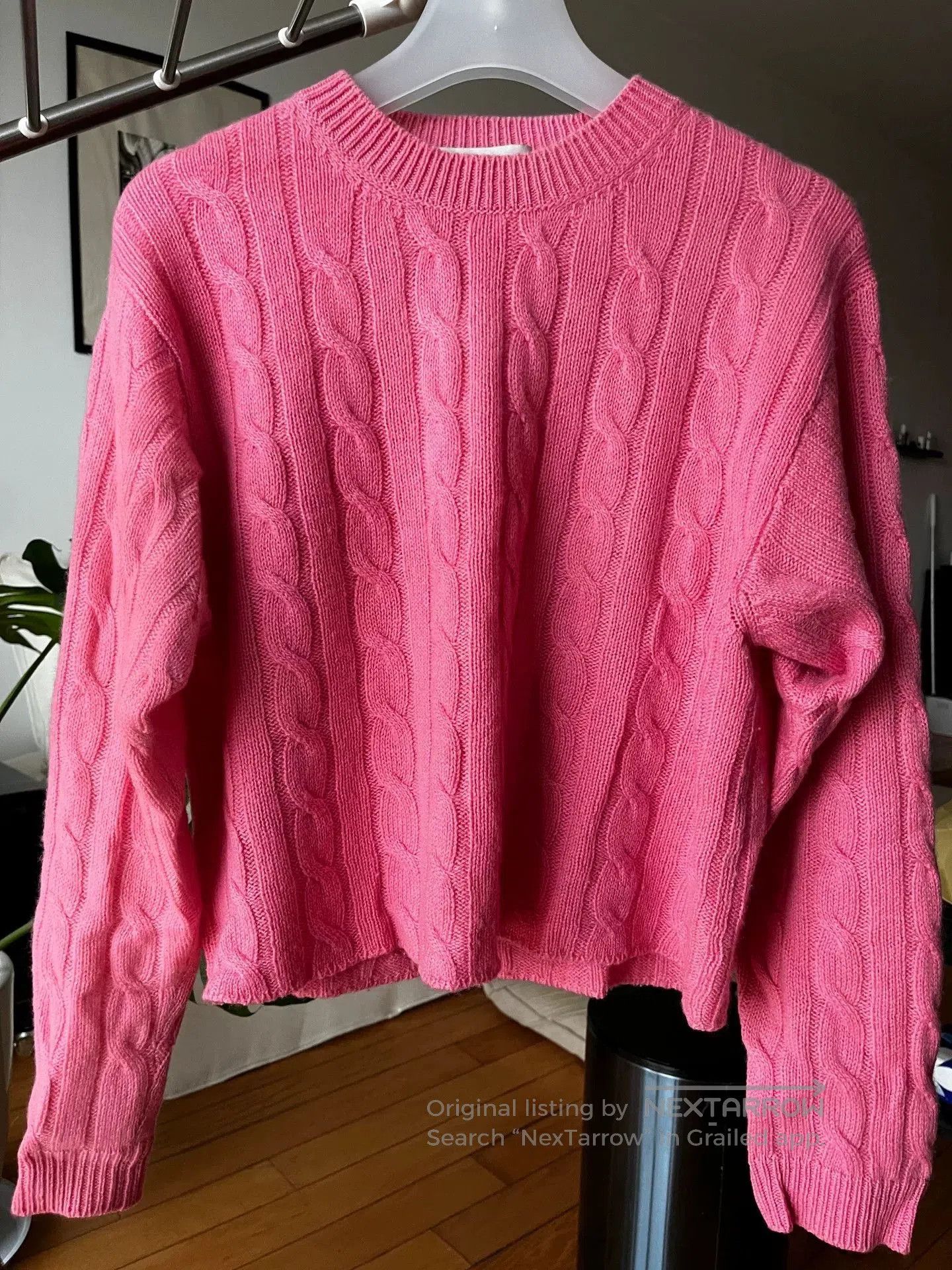 Miu Miu Miumiu Cable Knit Cashmere Top. Size S / US 4 / IT 40 - 3 Thumbnail