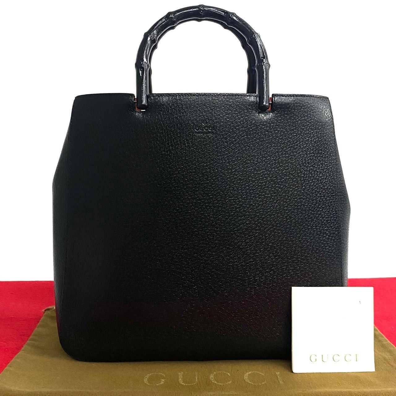 Gucci Gucci Handbag Black Leather Size ONE SIZE - 1 Thumbnail