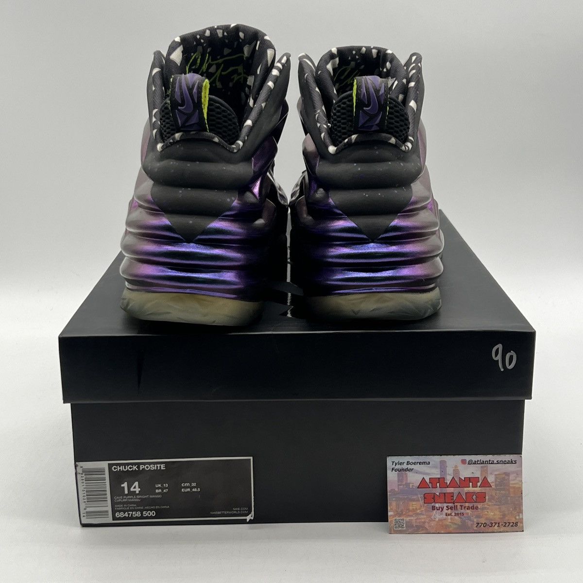 Nike Chuck posite cave purple Size US 14 / EU 47 - 3 Thumbnail