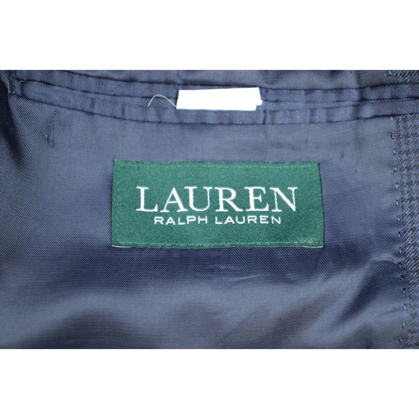 Lauren Ralph Lauren Lauren Ralph Lauren Blazer Mens Size 40R Navy Blue Check Size 40R - 5 Thumbnail