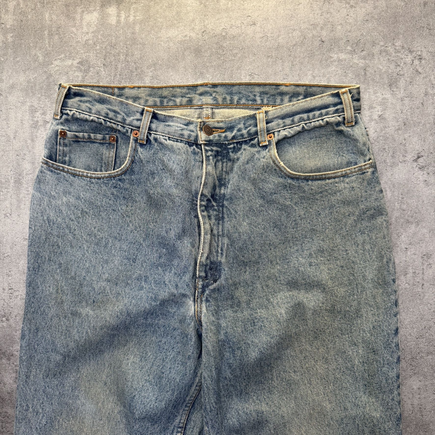 Levi's × Levi's Vintage Clothing Levi's 416 Orange Tab tapered stonewash jeans Size US 36 / EU 52 - 4 Thumbnail