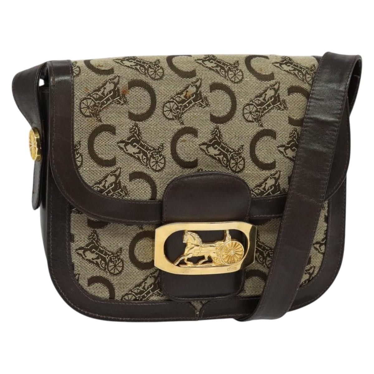 Celine Celine C Sulky Shoulder bag Canvas and Leather Size ONE SIZE - 1 Thumbnail