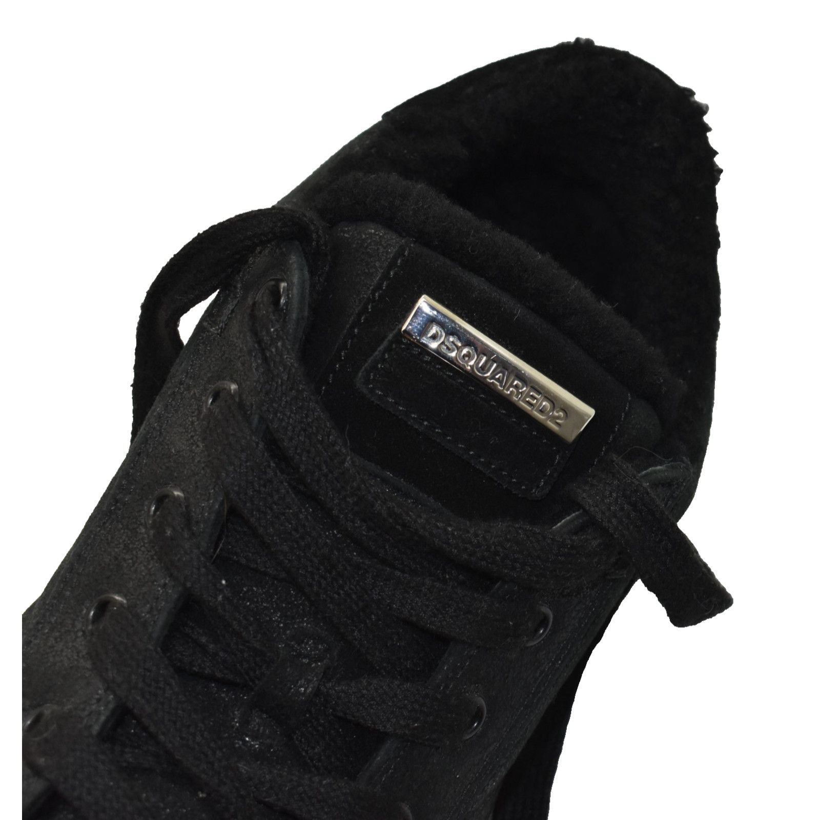 Dsquared2 DSQUARED2 Suede Shearling Lining Low Top Sneakers Sz US 9.5 Size US 9.5 / EU 42-43 - 5 Thumbnail