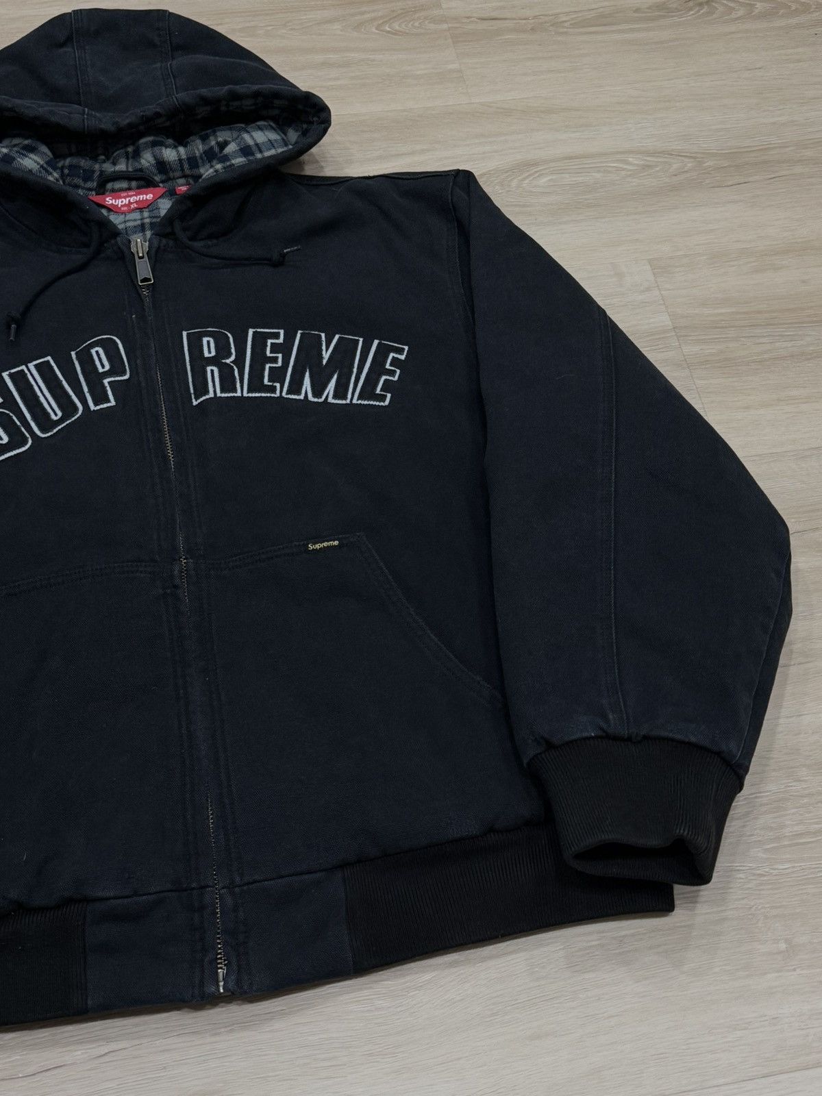 Supreme Supreme FW25 Reflective Arc Hooded Work Jacket Size US XL / EU 56 / 4 - 3 Thumbnail