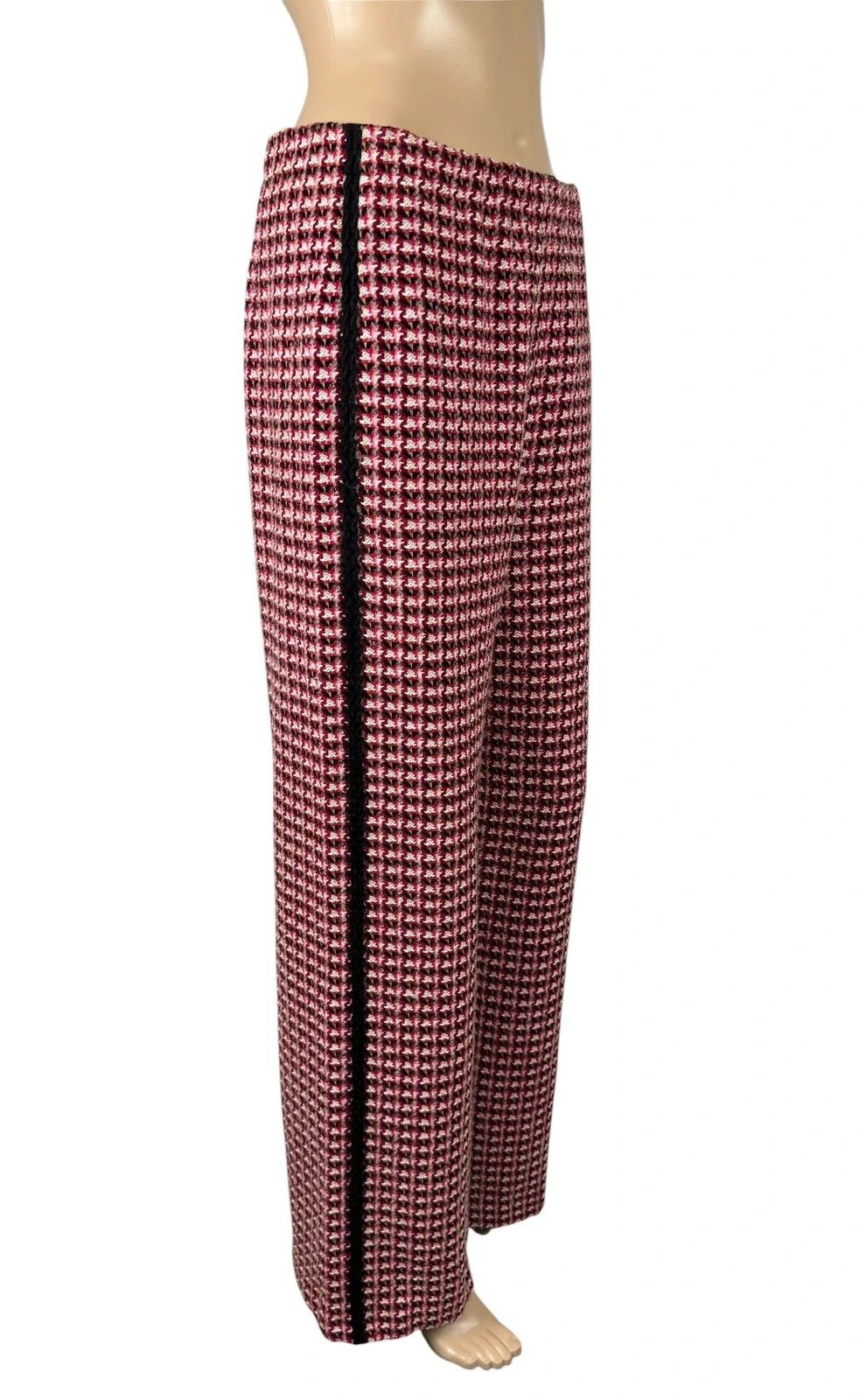 Maje Maje Wide Leg Tweed Pants size 36 Size 26" / US 2 / IT 38 - 3 Thumbnail