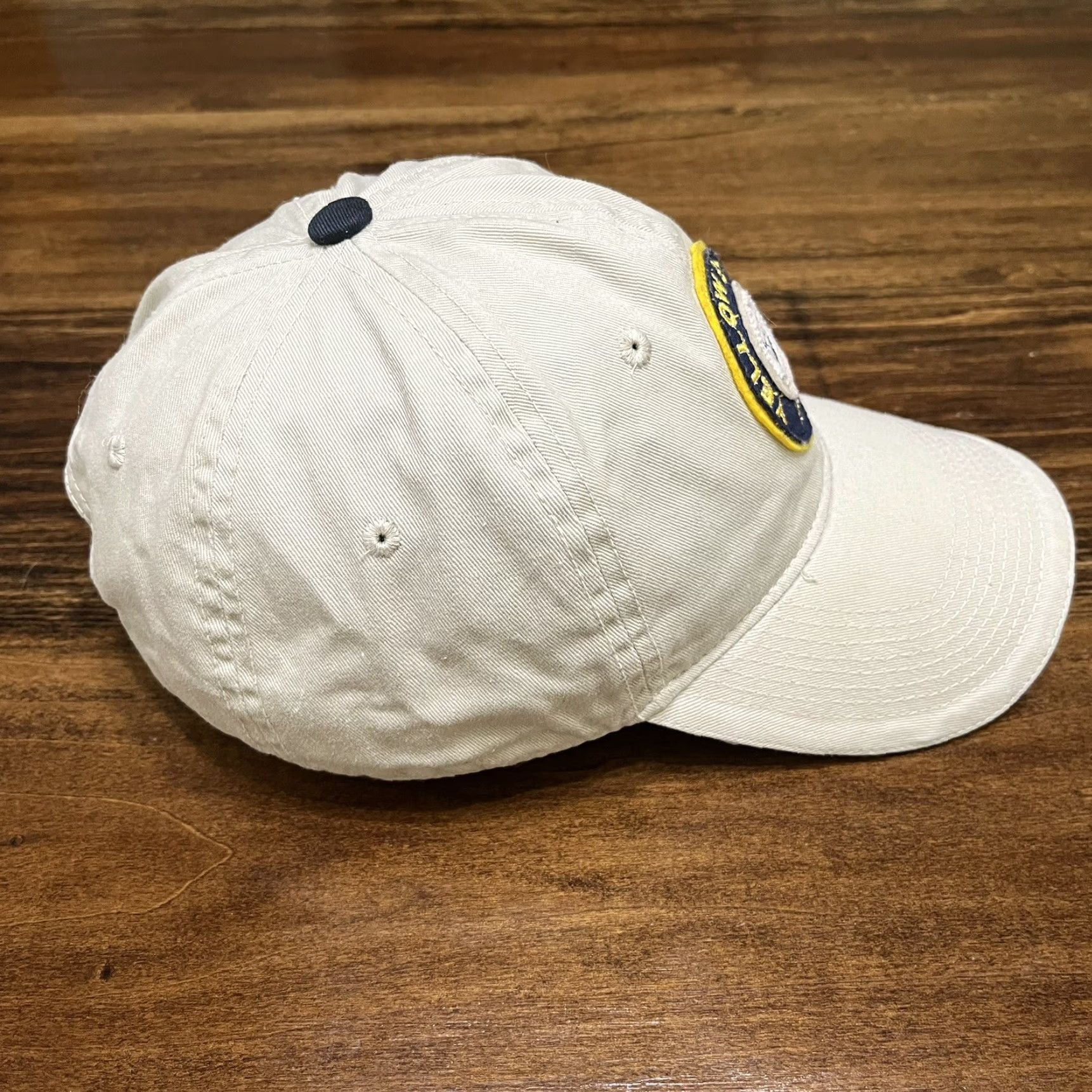 Vintage Yellowstone National Park Hat Cap Bear Patch Strap Back Cotton Dad Casual Travel Men One Size Beige Size US M / EU 48-50 / 2 - 6 Thumbnail