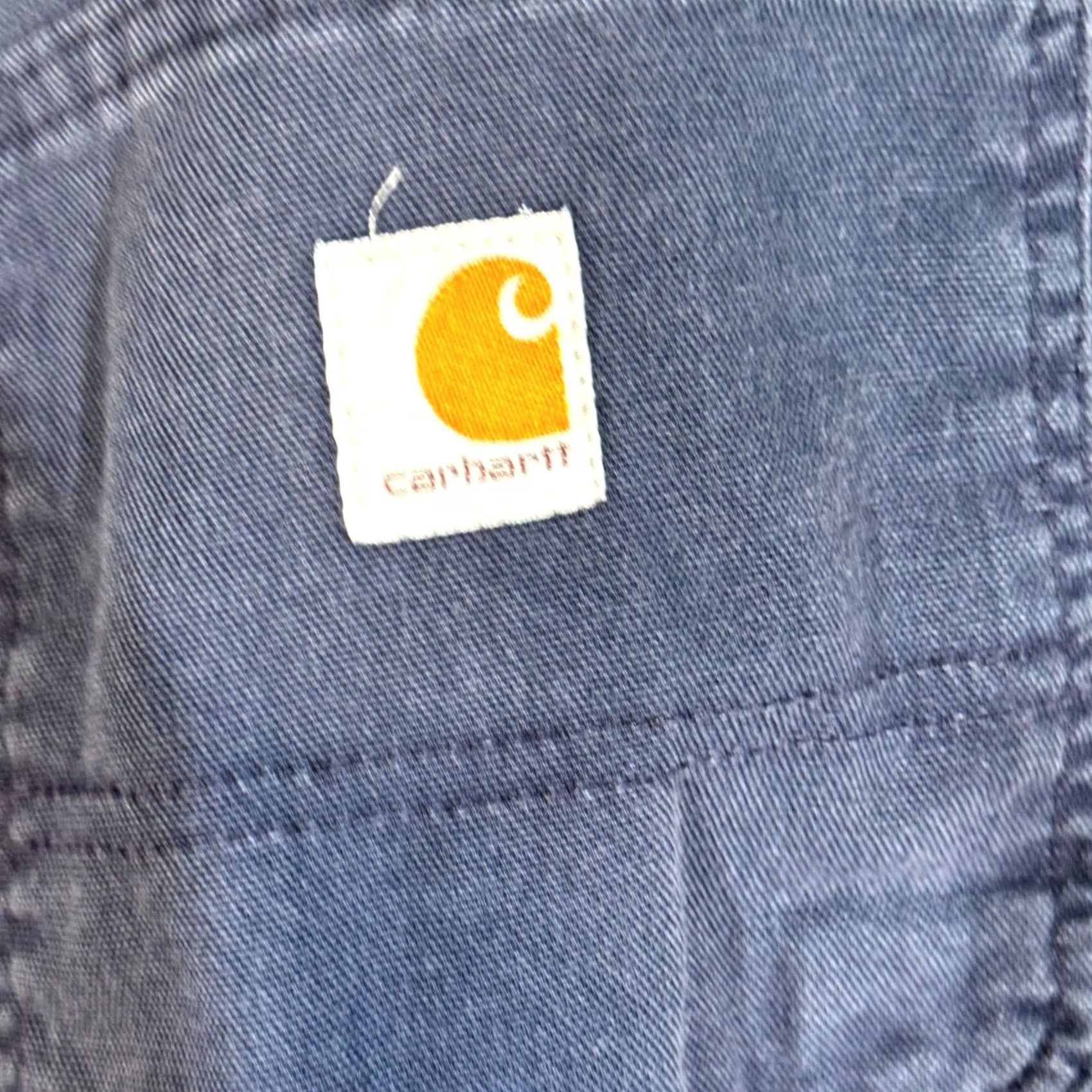 Carhartt Carhartt Carpenter Pants 34 x 30 Navy Ripstop Relaxed Workwear Pants Mens Size US 34 / EU 50 - 5 Thumbnail