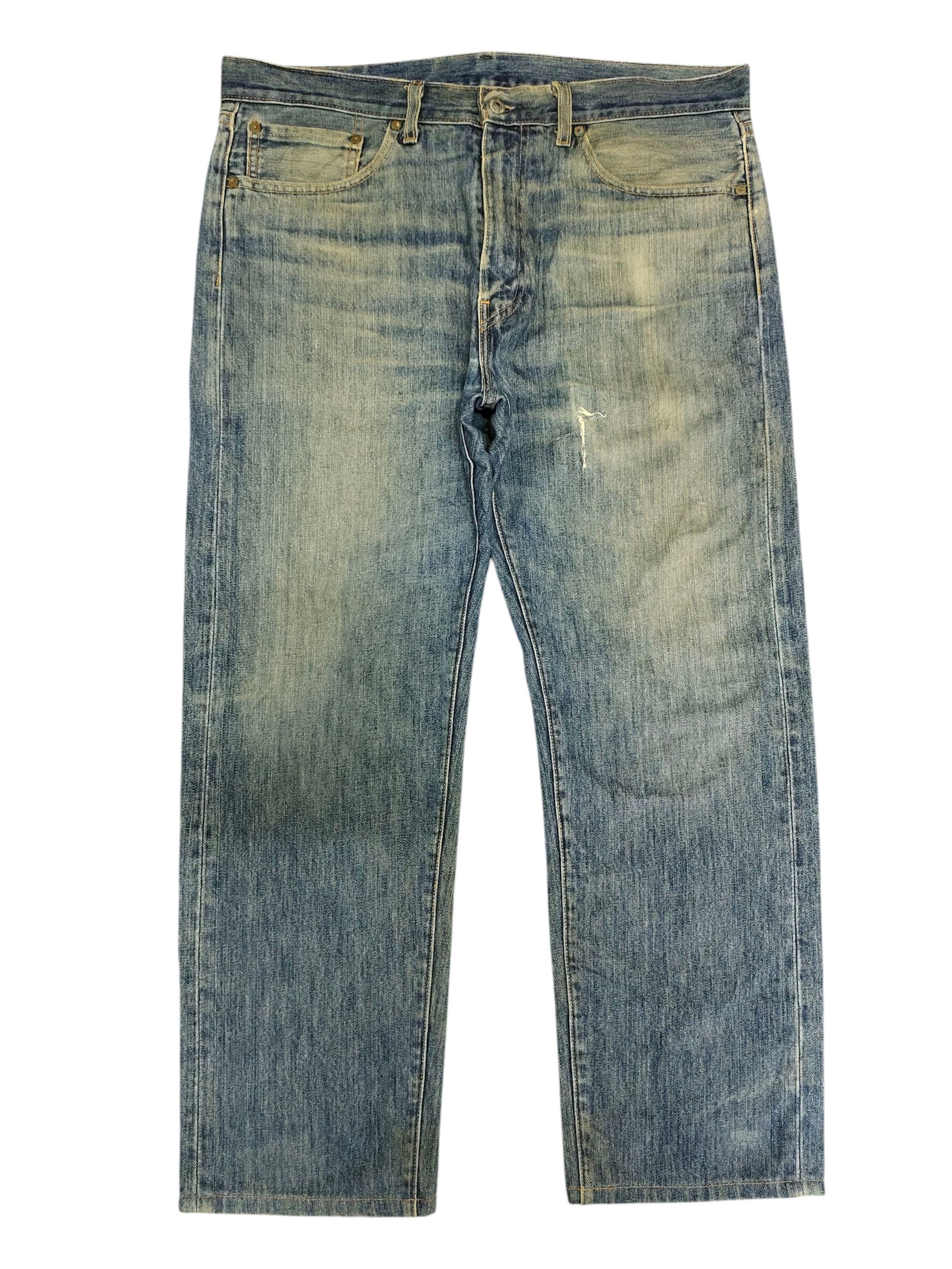 Levi's Levis 505 Clawmark Distress Faded Denim Jeans Grunge Size US 36 / EU 52 - 1 Thumbnail