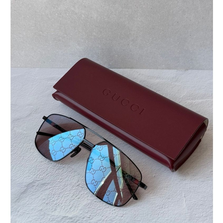 Gucci NEW Gucci GG0998S Black Marmont Logo Sunglasses | Grailed display picture 1