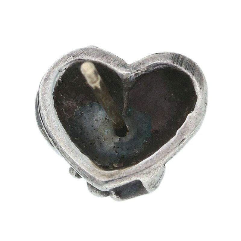 Chrome Hearts Chrome Hearts Heart Stud Silver Earring Size ONE SIZE - 3 Thumbnail