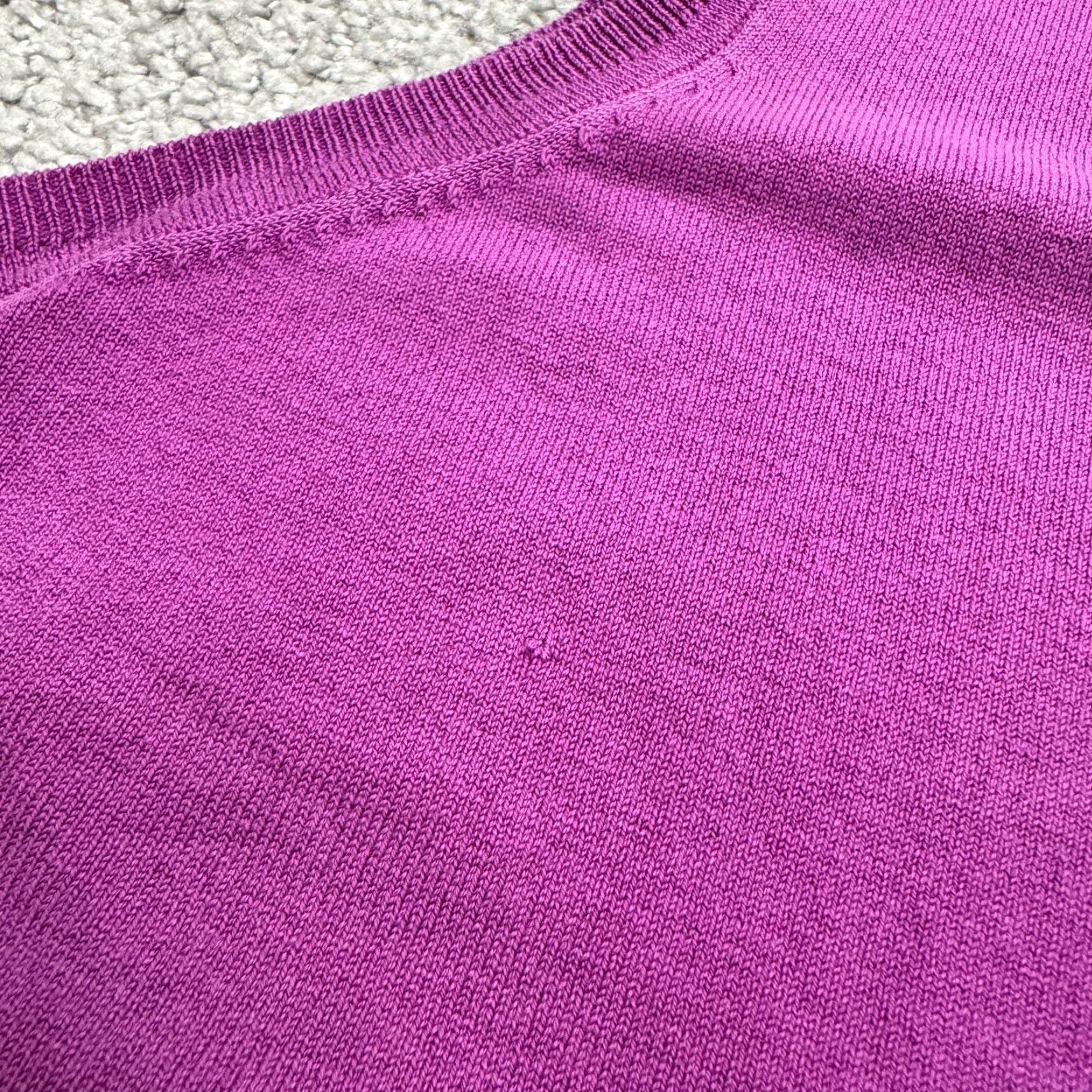 Charter Club VINTAGE Charter Club Y2K Silk Blend Knit Tank Top Women 2X Purple Crew Neck Casual Vest Size XXL / US 16-18 / IT 52-54 - 5 Thumbnail