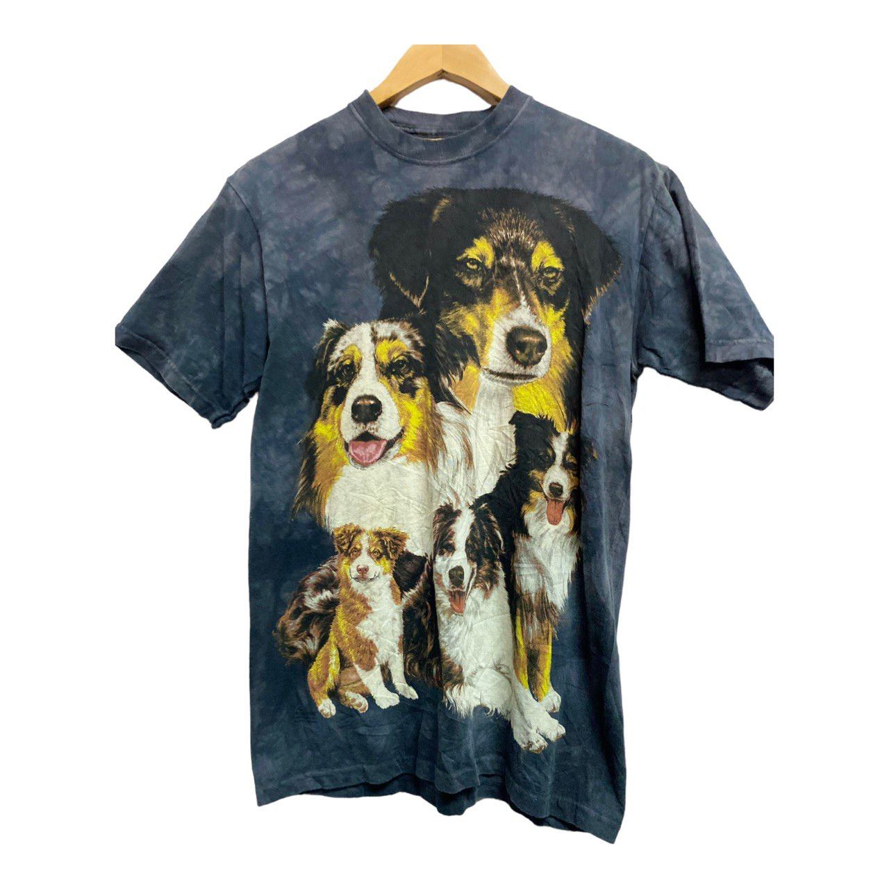 RARE VINTAGE 90s CUTE FAMILY DOG BIG PRINT #SKU-A803 DP