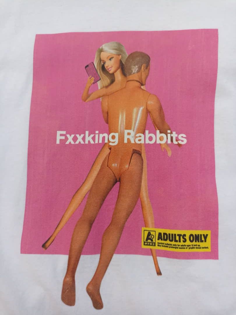 FR2 Fxxking Rabbits Doll Hugging Naked Size US L / EU 52-54 / 3 - 9 Thumbnail