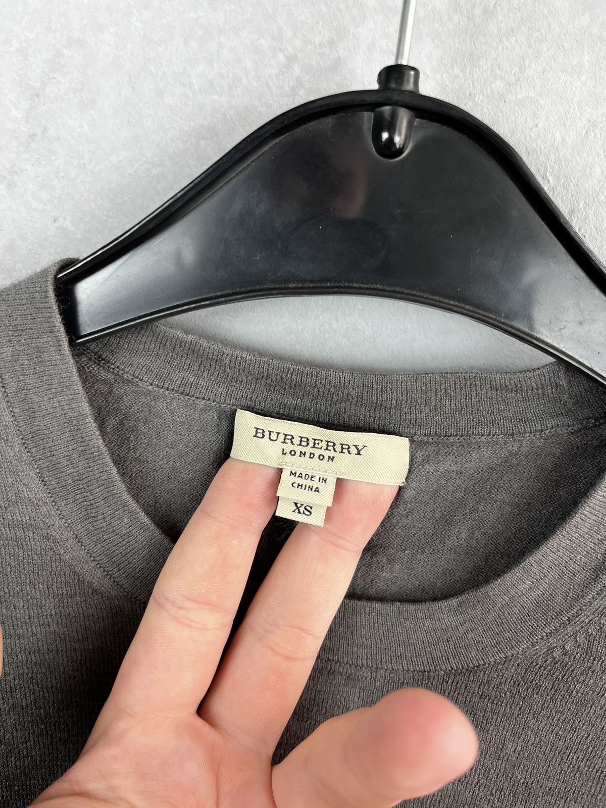 Burberry × Other Burberry London t shirt silk cashmere Size XS / US 0-2 / IT 36-38 - 8 Thumbnail