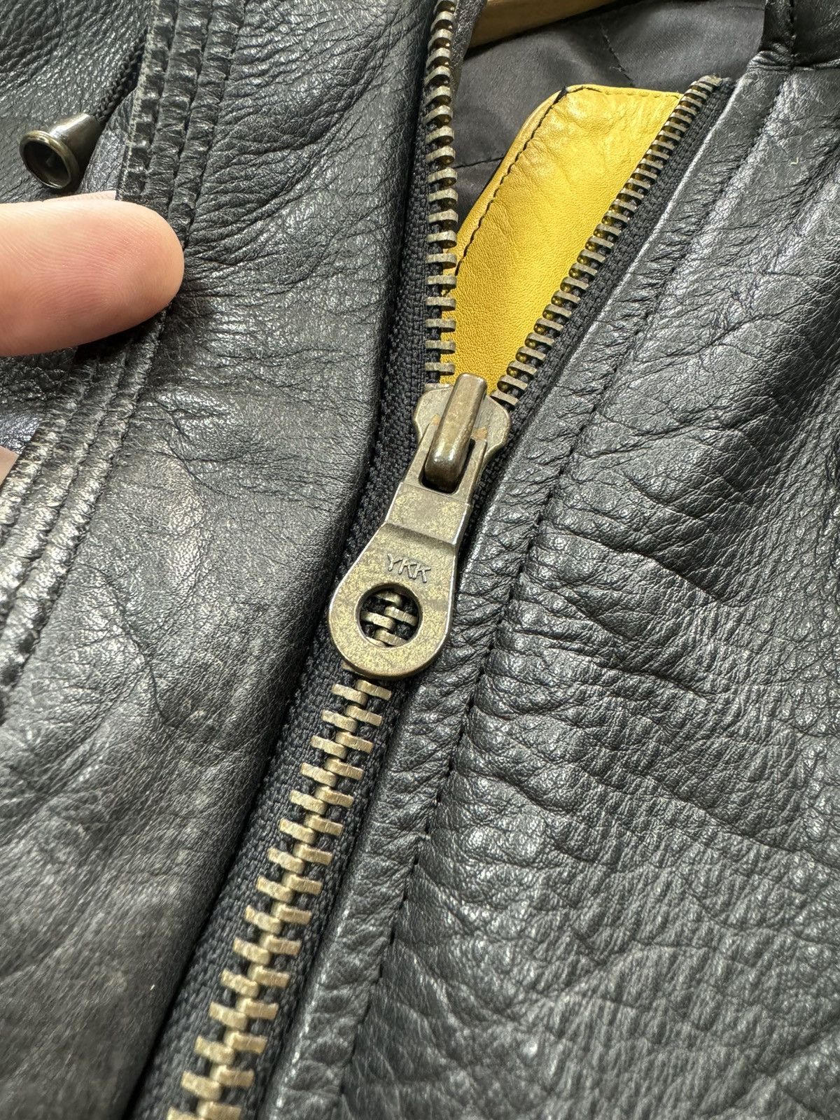 If Six Was Nine Vintage 90s Real Leather Cropped Junya Watanabe Style Jacket Size US M / EU 48-50 / 2 - 8 Thumbnail
