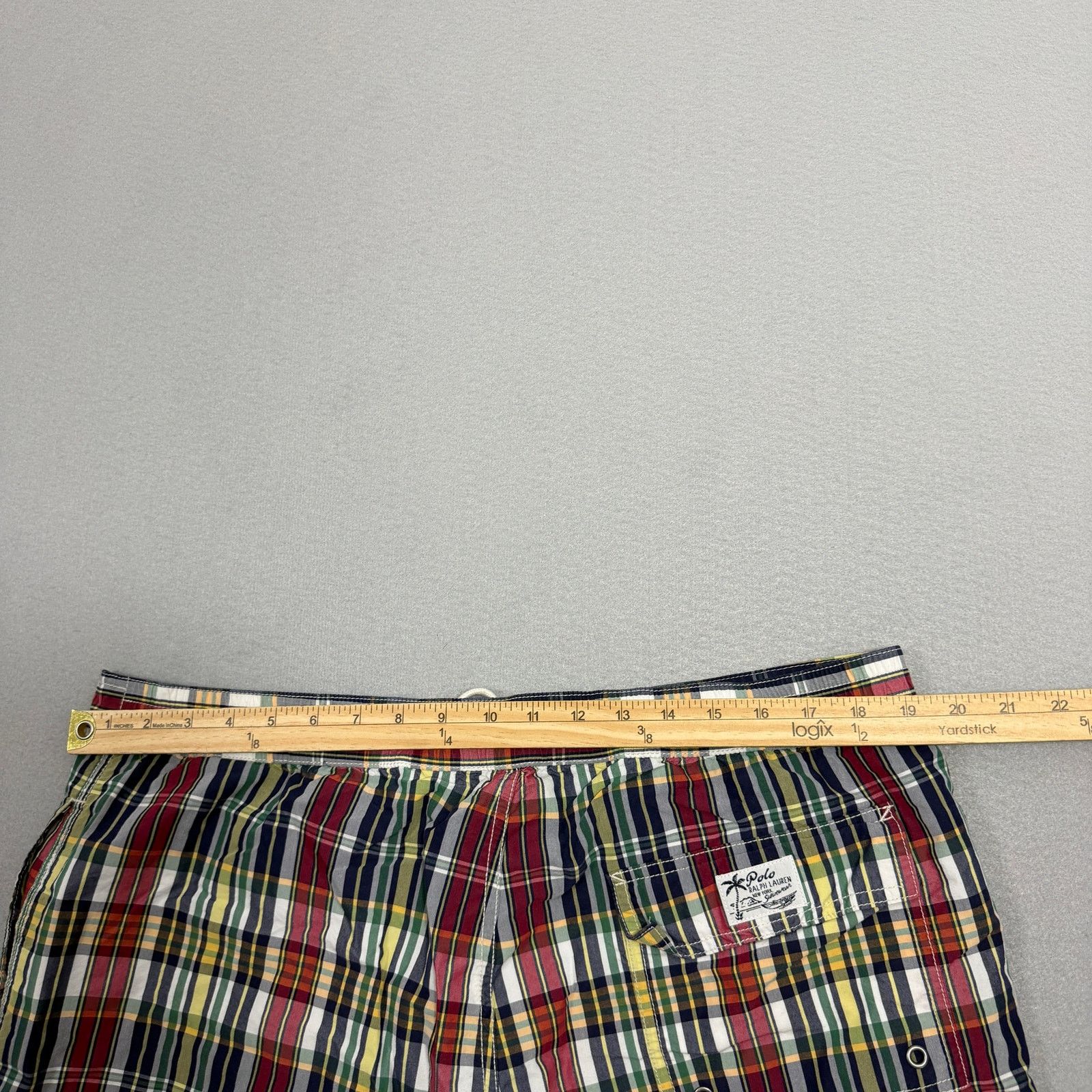 Polo Ralph Lauren Vintage Polo Ralph Lauren Plaid Swim Trunks 2XL Plaid Size US 38 / EU 54 - 11 Thumbnail