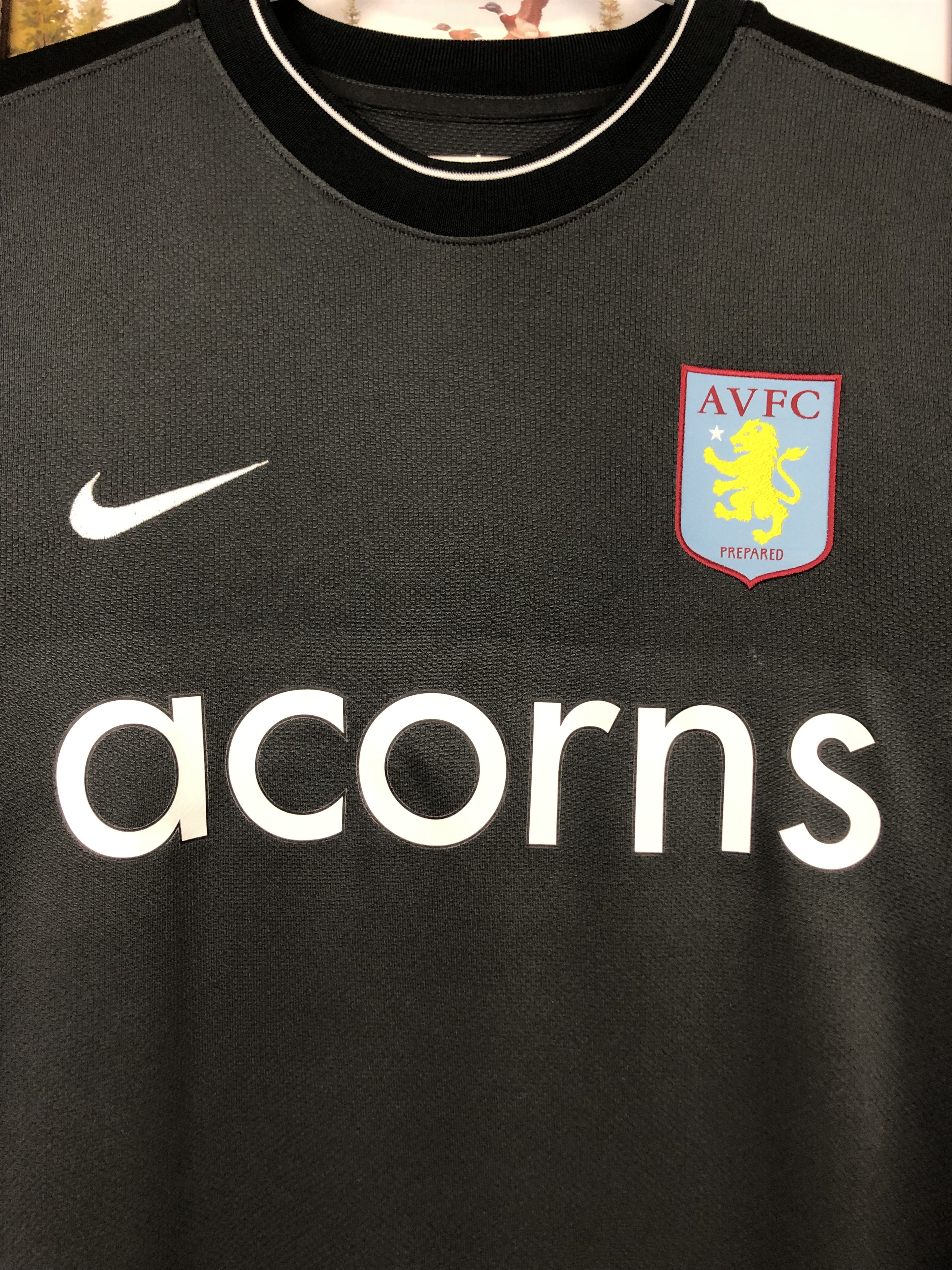 Nike Aston Villa Goalkeeper football shirt Player Issue Tee Y2K Size US XL / EU 56 / 4 - 3 Thumbnail