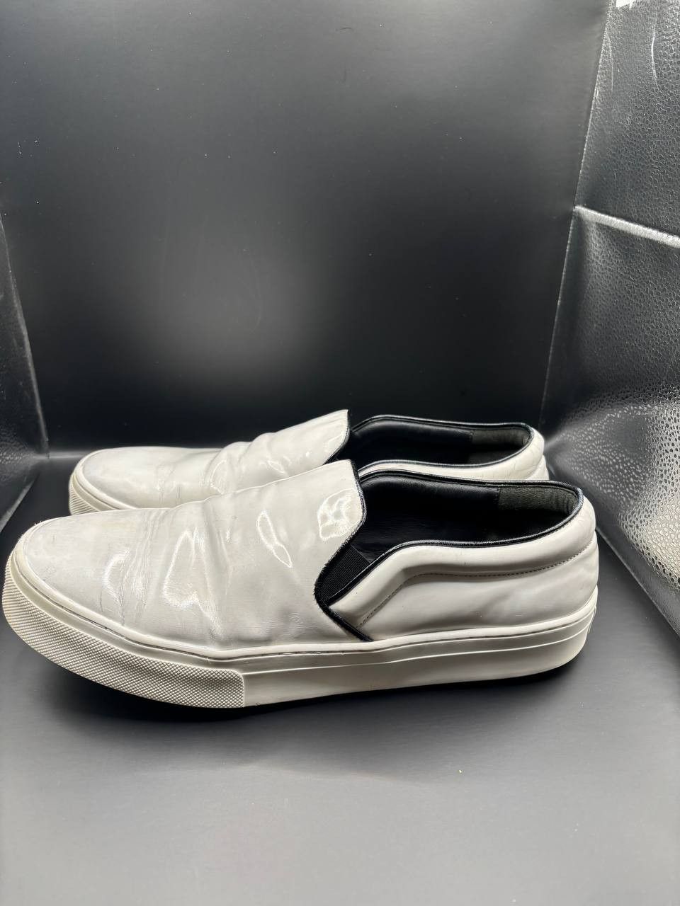 Celine Celine Phoebe Philo White Leather Skate Slip-Ons Size 41 Size US 8 / EU 41 - 20 Thumbnail