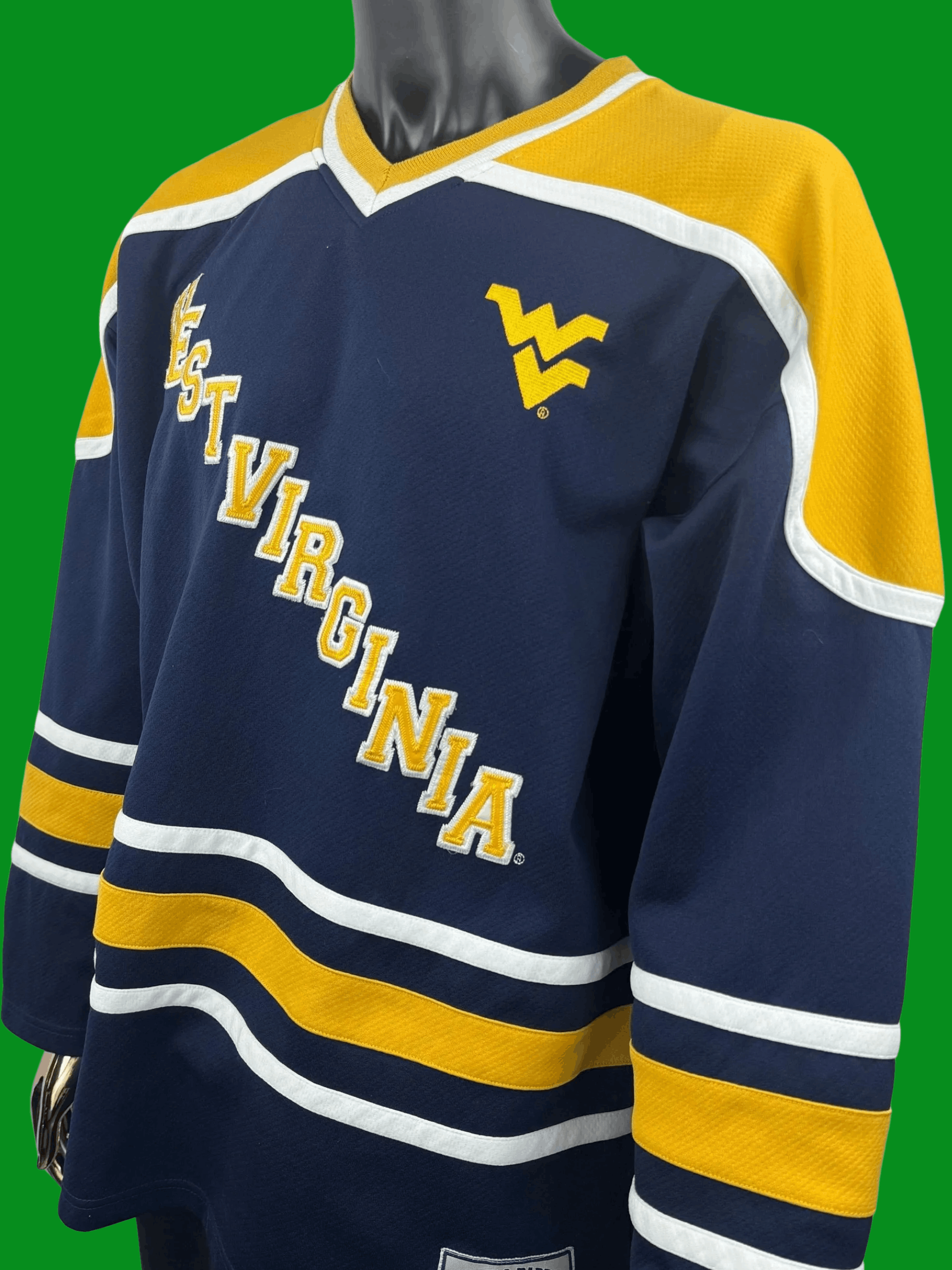 Steve And Barrys VTG Steve & Barry’s WVU Mountaineers Hockey Jersey #99 Size US M / EU 48-50 / 2 - 2 Thumbnail