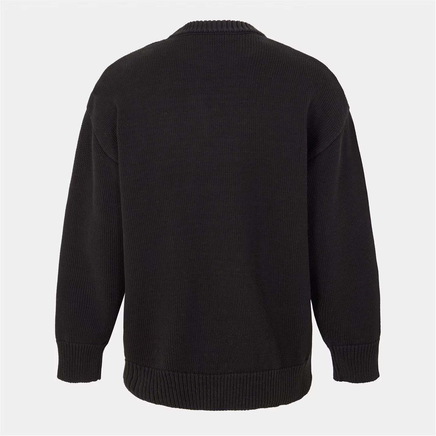 Balenciaga o1g2r1mq0226 Crew Neck Knitted Sweatshirt In Black Size US S / EU 44-46 / 1 - 2 Thumbnail