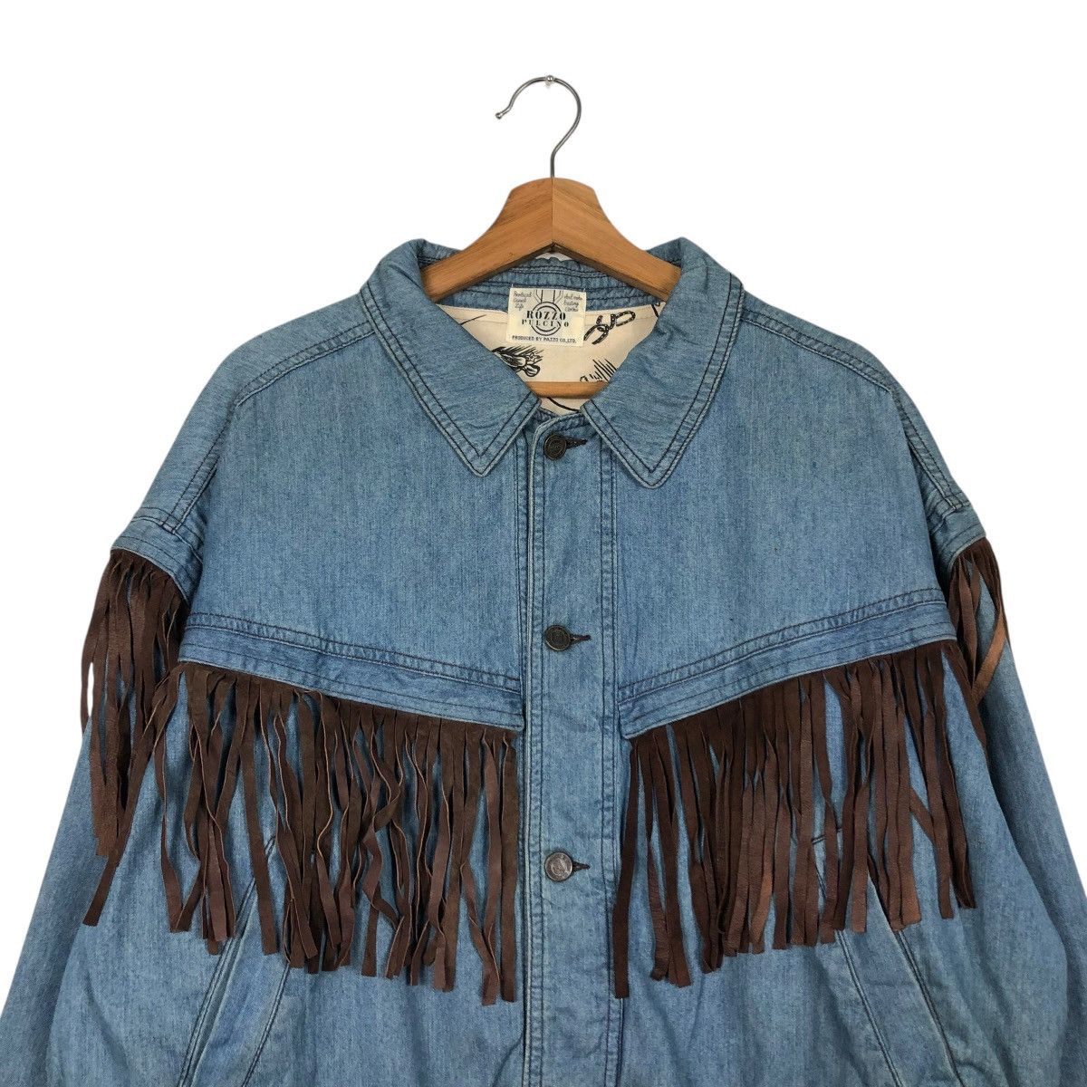 Japanese Brand 🔥VINTAGE BOMBER DENIM JACKET PAZZO CO LTD ISSEY MIYAKE Size US M / EU 48-50 / 2 - 5 Thumbnail
