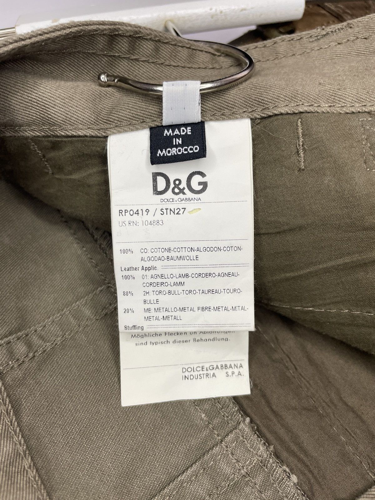 Dolce & Gabbana Dolce & Gabbana Multipocket Cargo Cowboy Style Pants Size US 32 / EU 48 - 11 Thumbnail