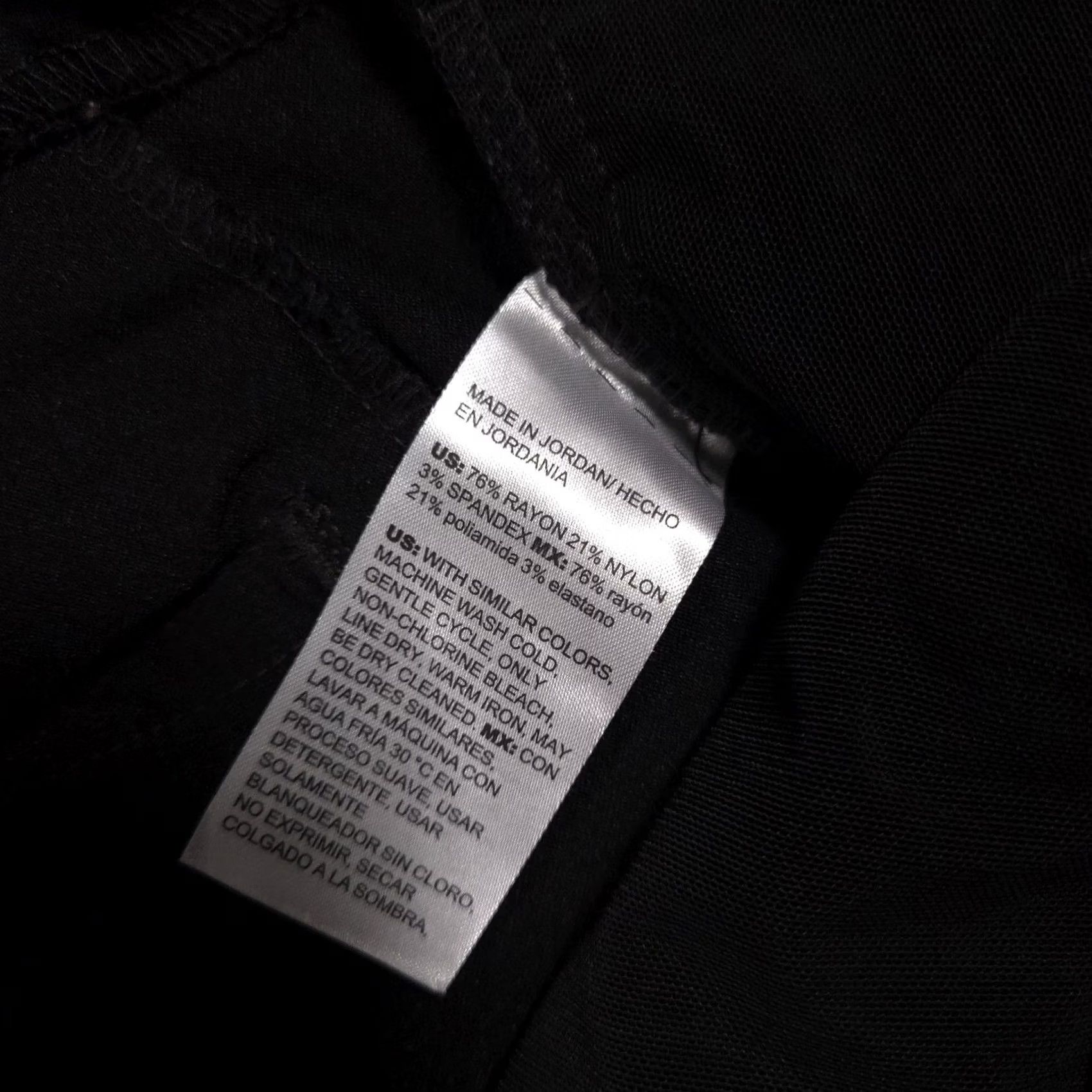 Vintage Chico's Pants Womens 14R Black Stretch Pull On Ankle Career Cropped Office Pants Size 36" / US 14 / IT 50 - 7 Thumbnail