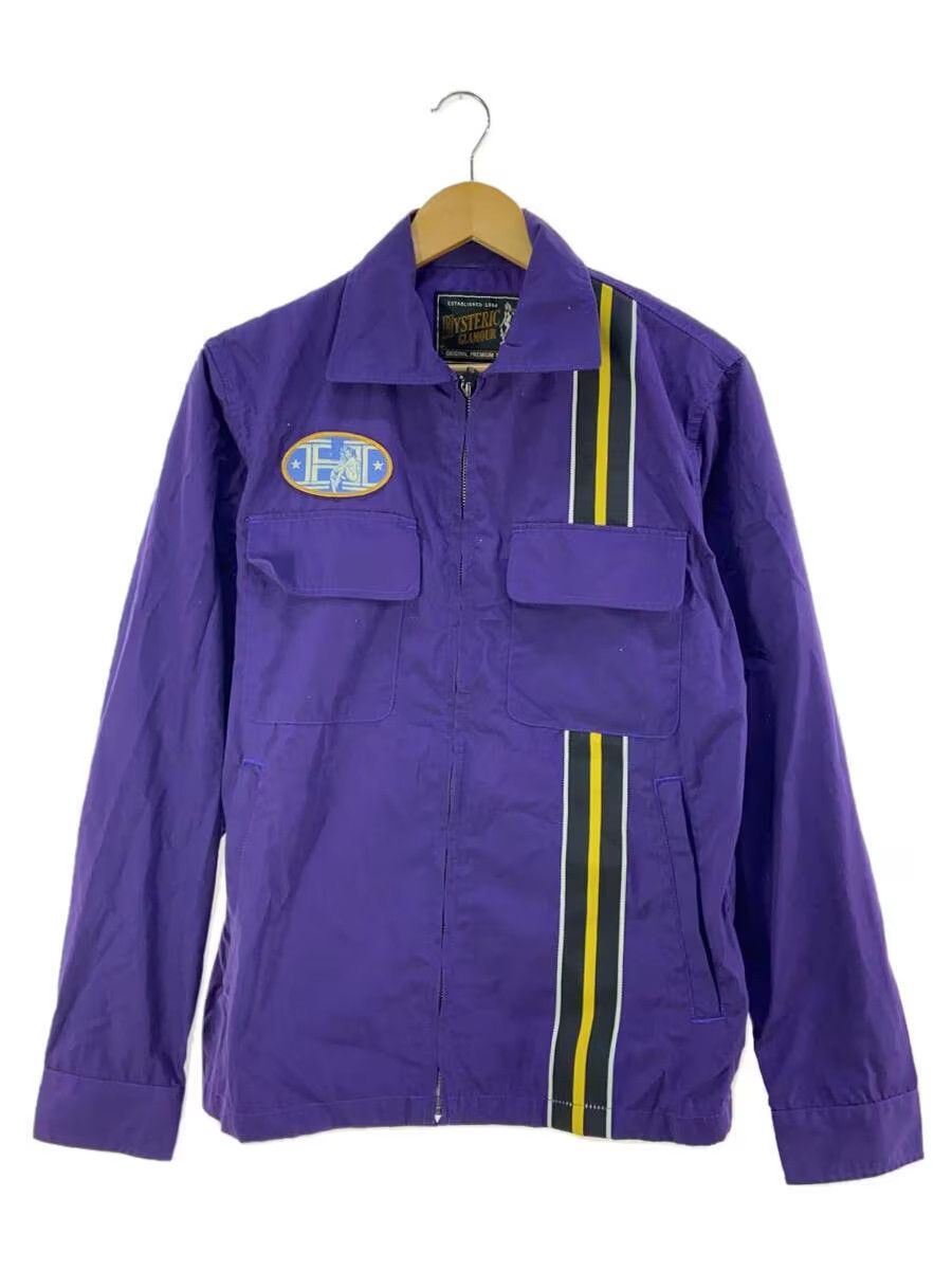 image of Hysteric Glamour Double Speed Racing Jacket in Purple, Men's (Size Small)