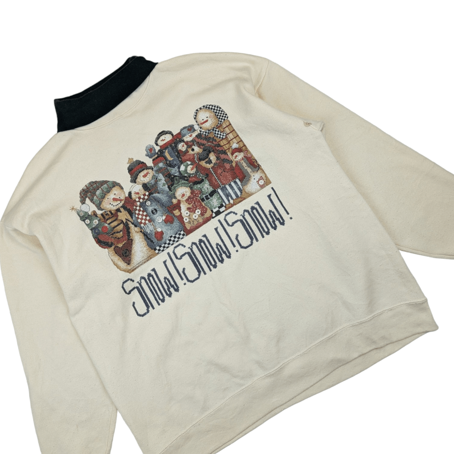 Vintage Vintage 90's SNOW SNOW Holiday Winter Jumper Sweatshirt Size XL / US 12-14 / IT 48-50 - 3 Thumbnail